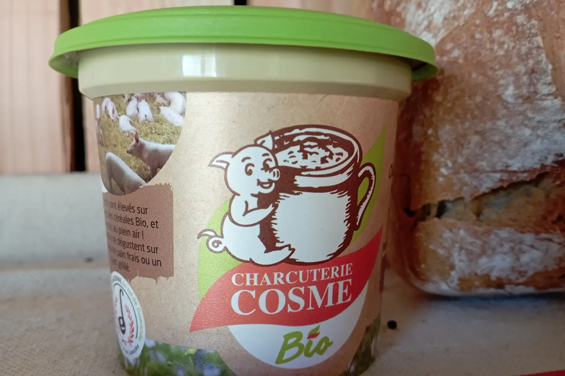 pot de rillettes bio