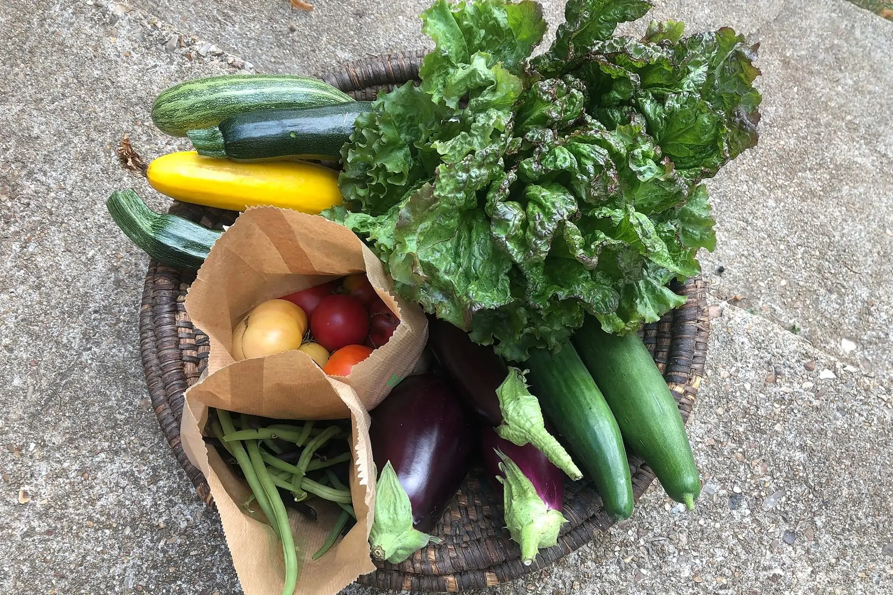 paniers du vendredi ( marché fermier de 14h30 à 18h)