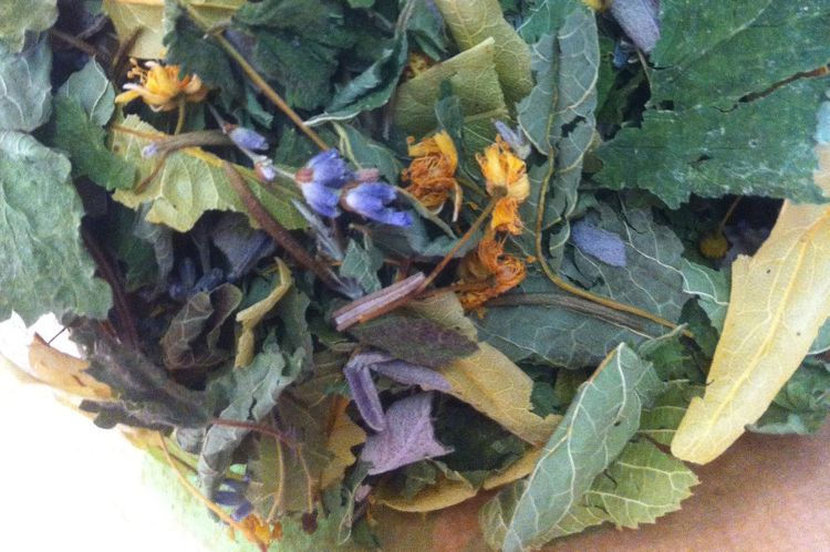 sachet de plantes séchées