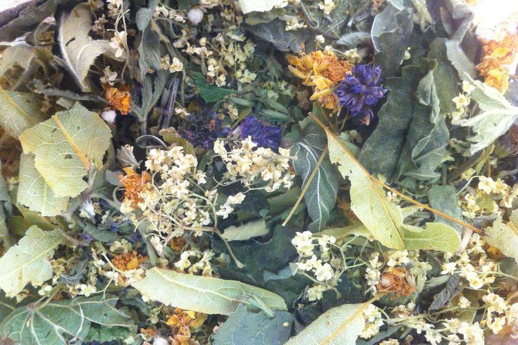 sachet de plantes séchées