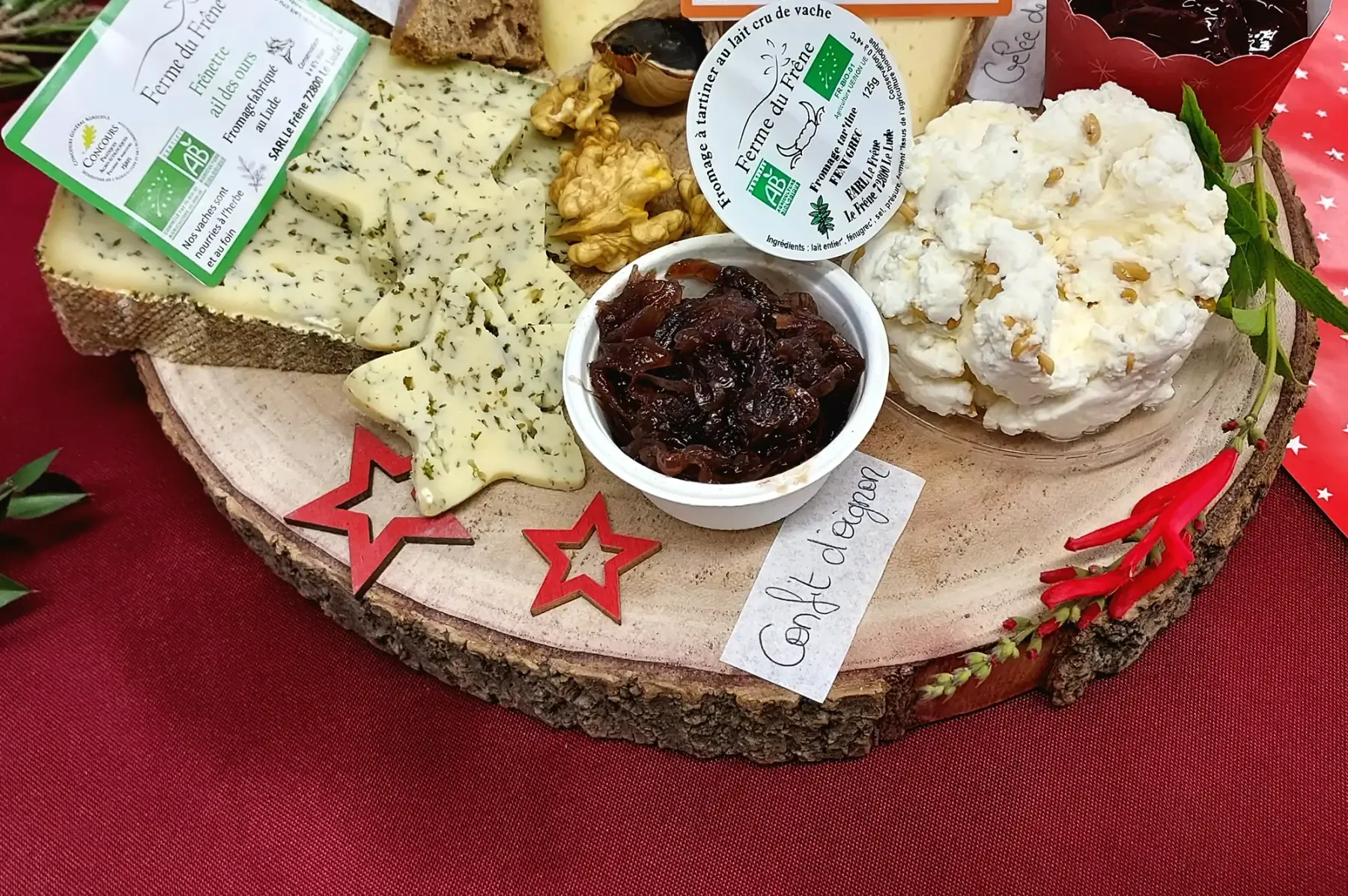 SPECIAL NOËL- du15 decembre au 4 janvier plateau de fromage pour 4 personnes