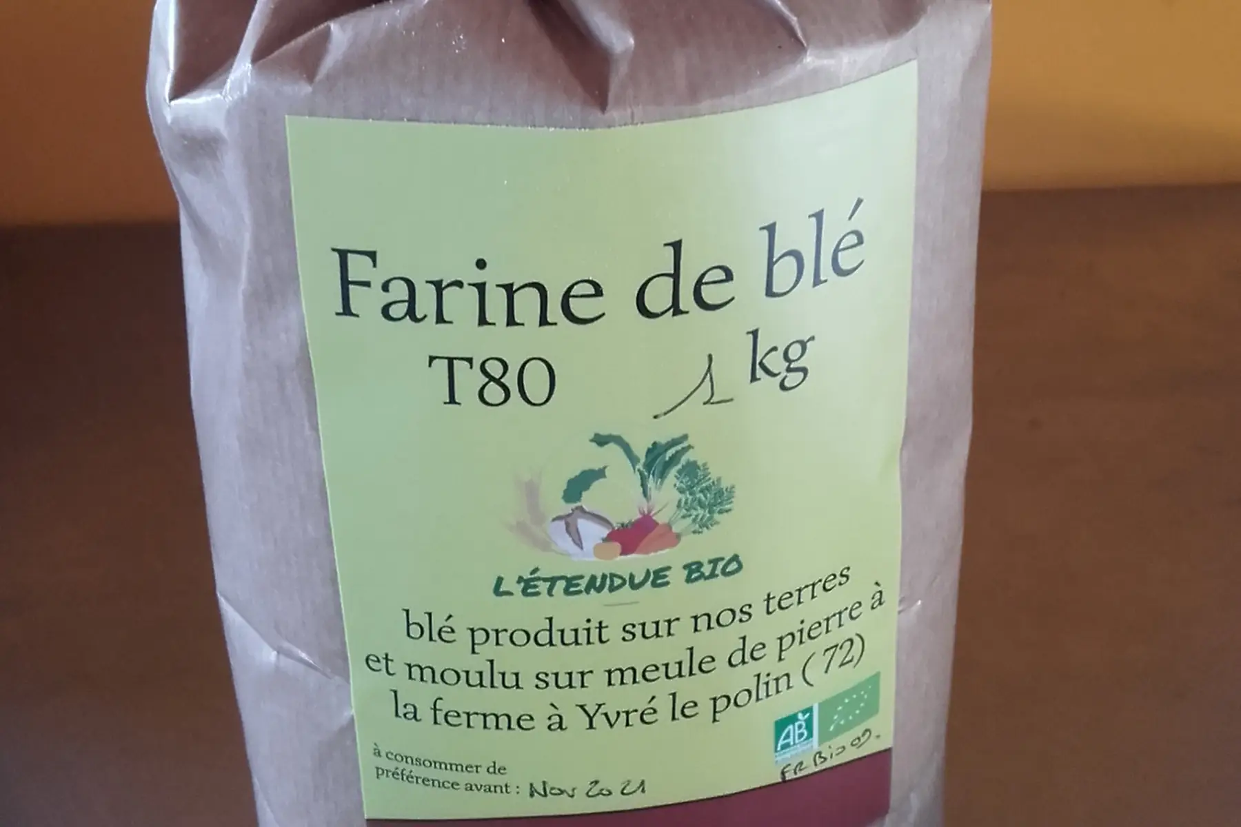 farine de blé demi complete ( t 80)