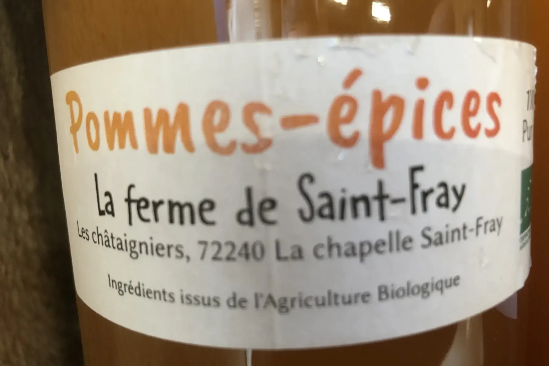 jus de pomme-épices