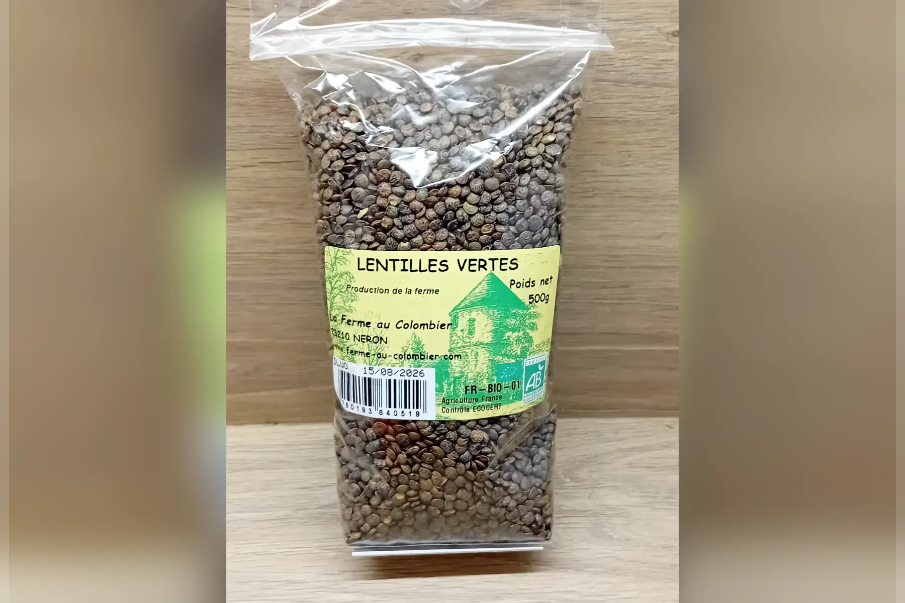 Lentilles vertes (anicia)