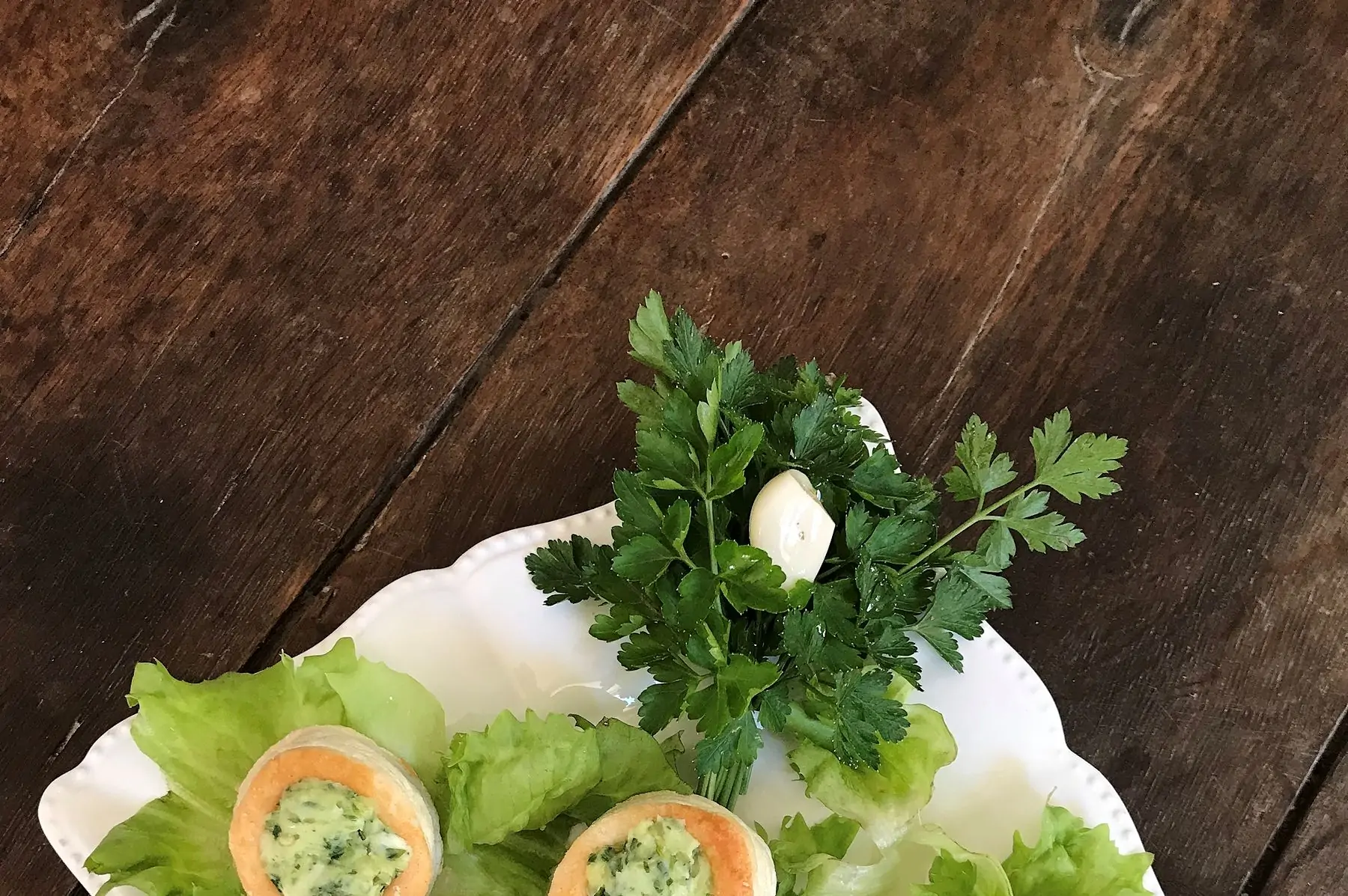 mini-bouchées escargots à la persillade