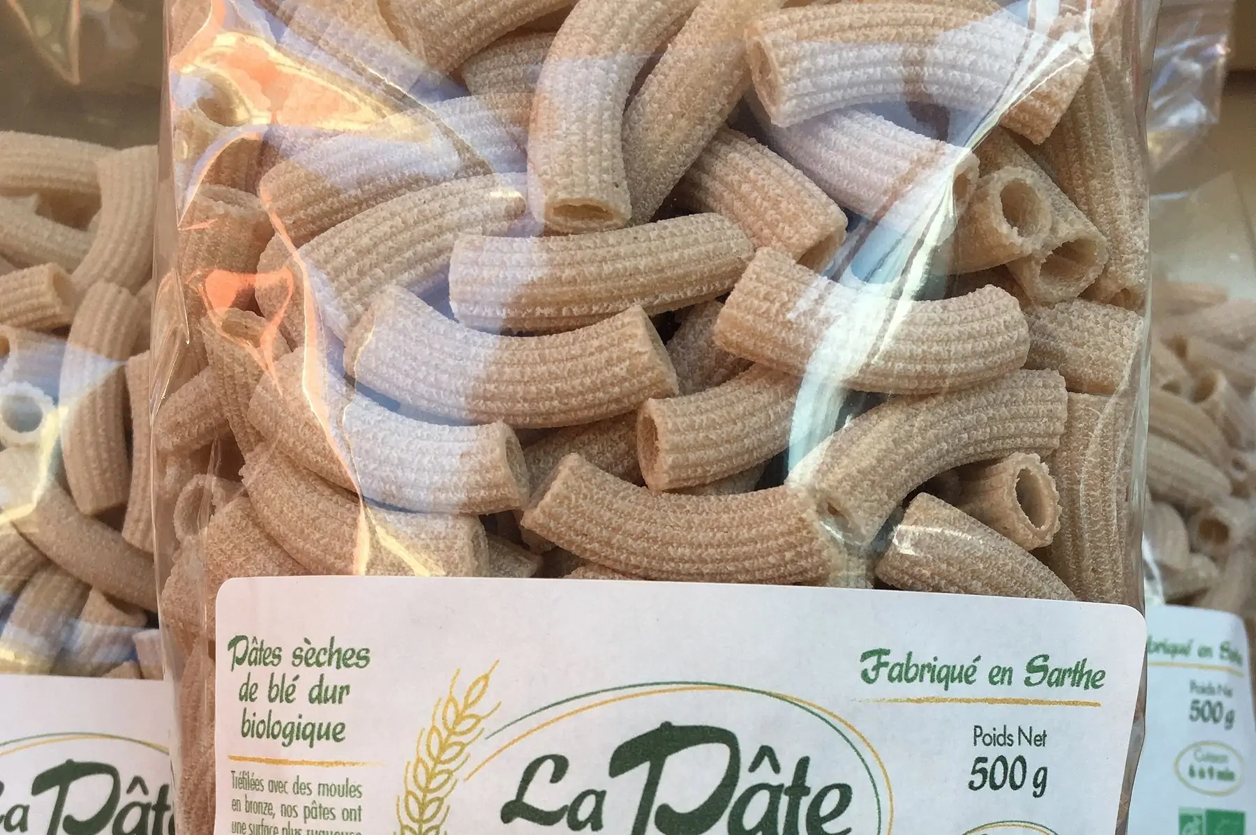 rigatoni blé dur semi-complet 500g