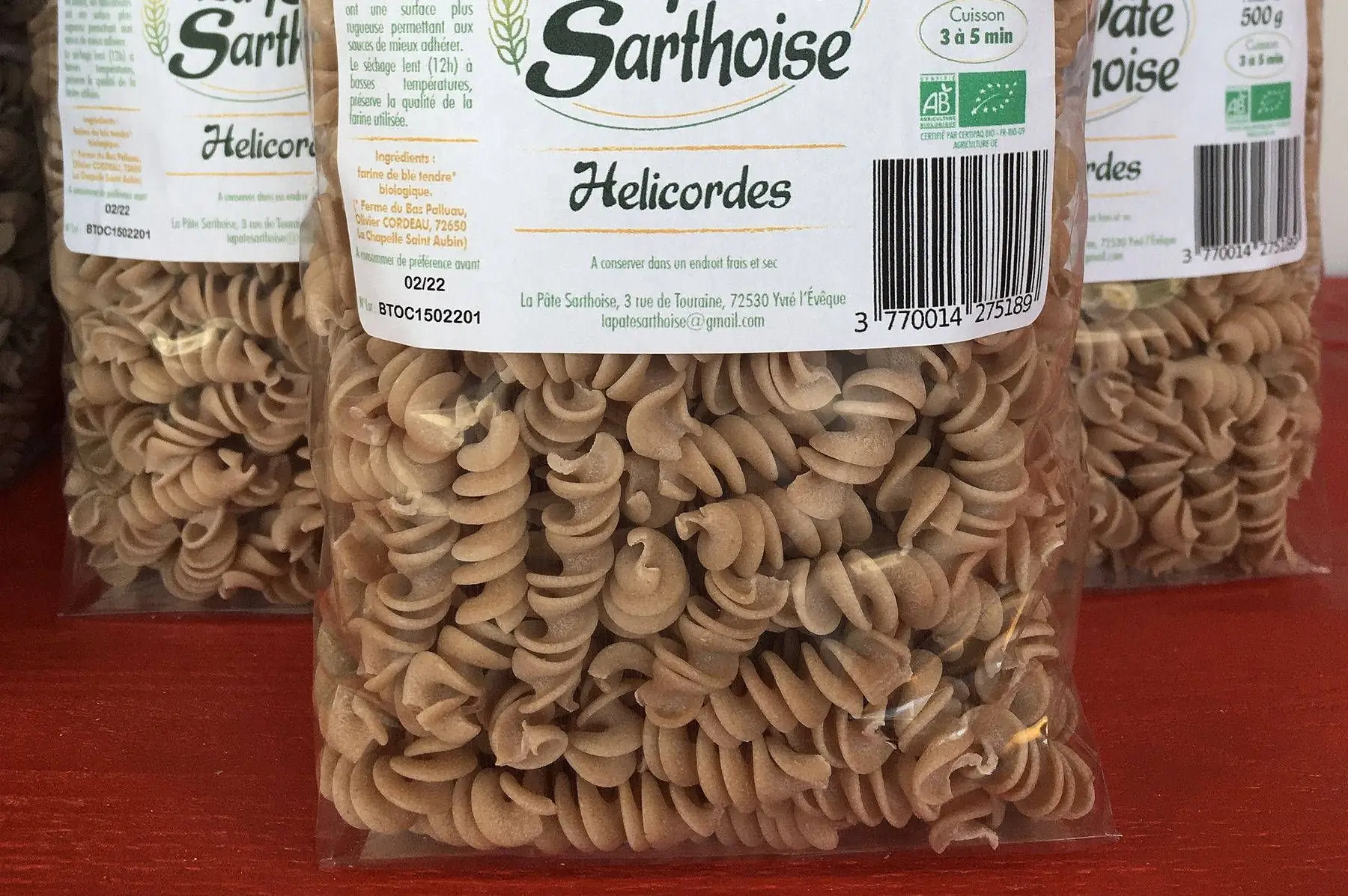 helicordes blé tendre semi complet 500g