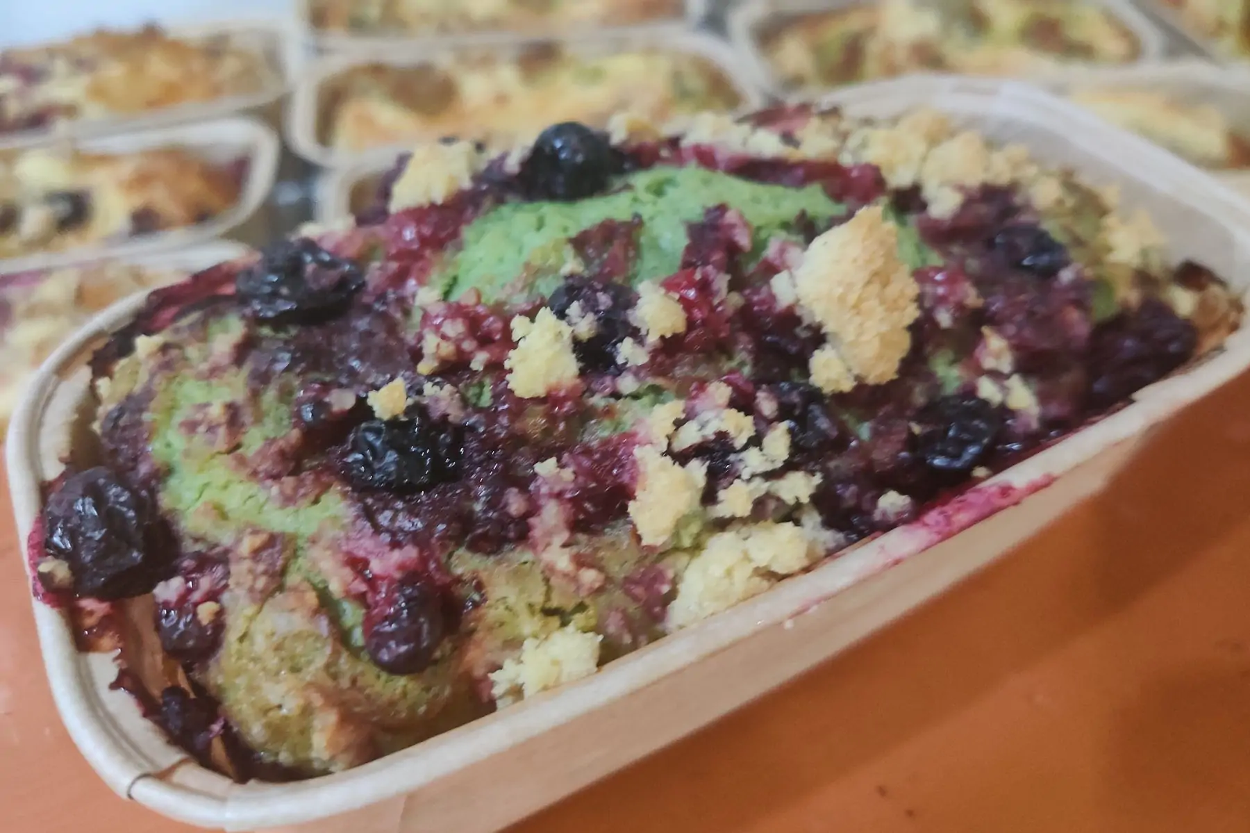 pistache fruits rouges