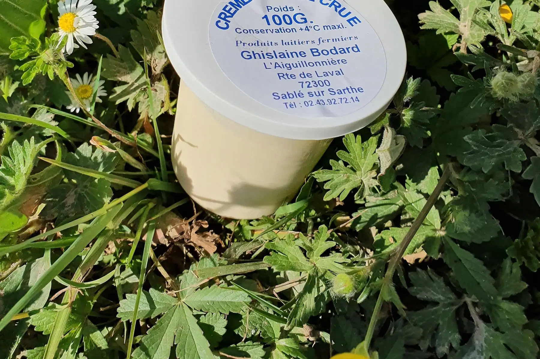 crème fraîche crue