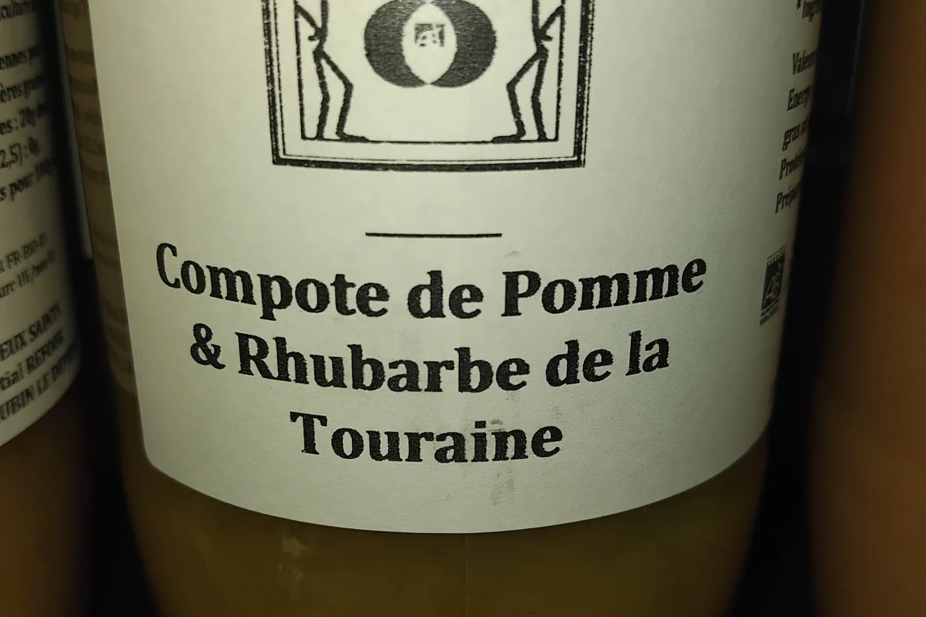 Compote pommes RHUBARBE