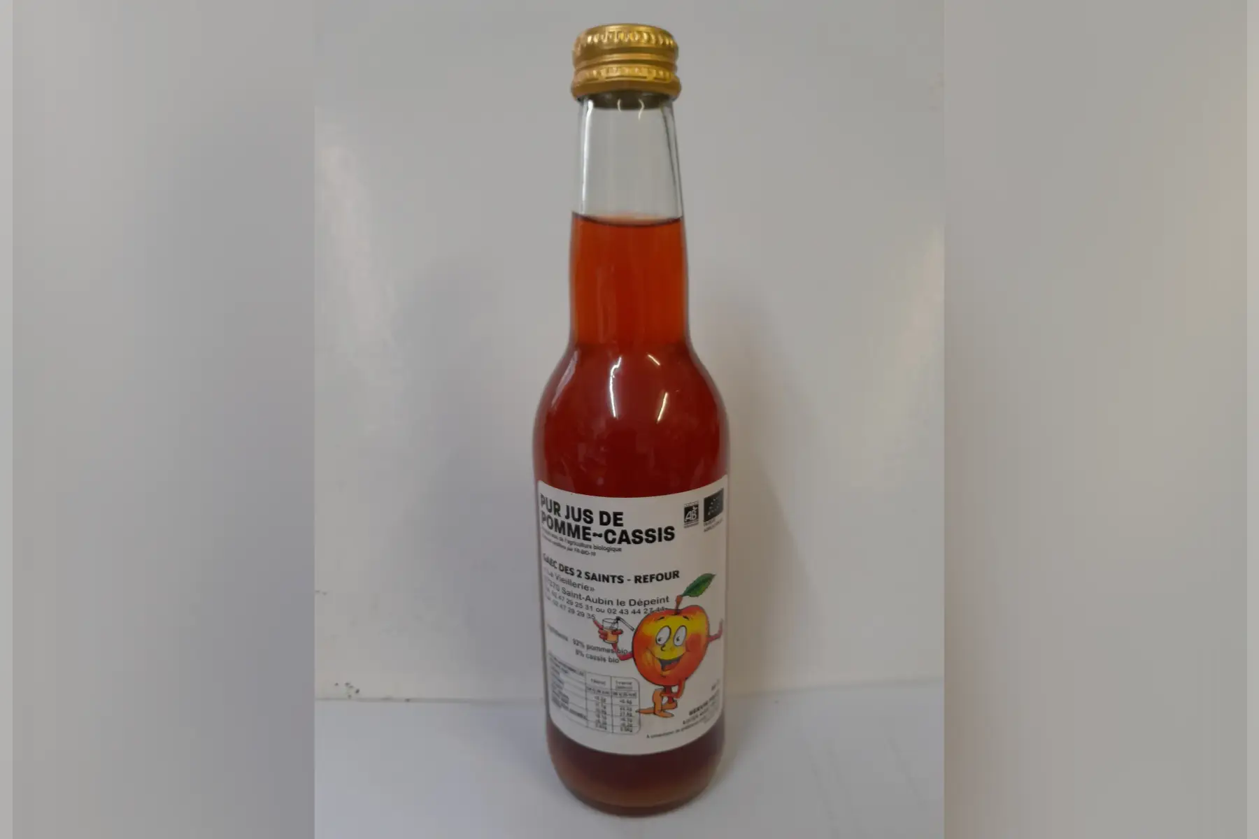 jus de pommes cassis 33cl