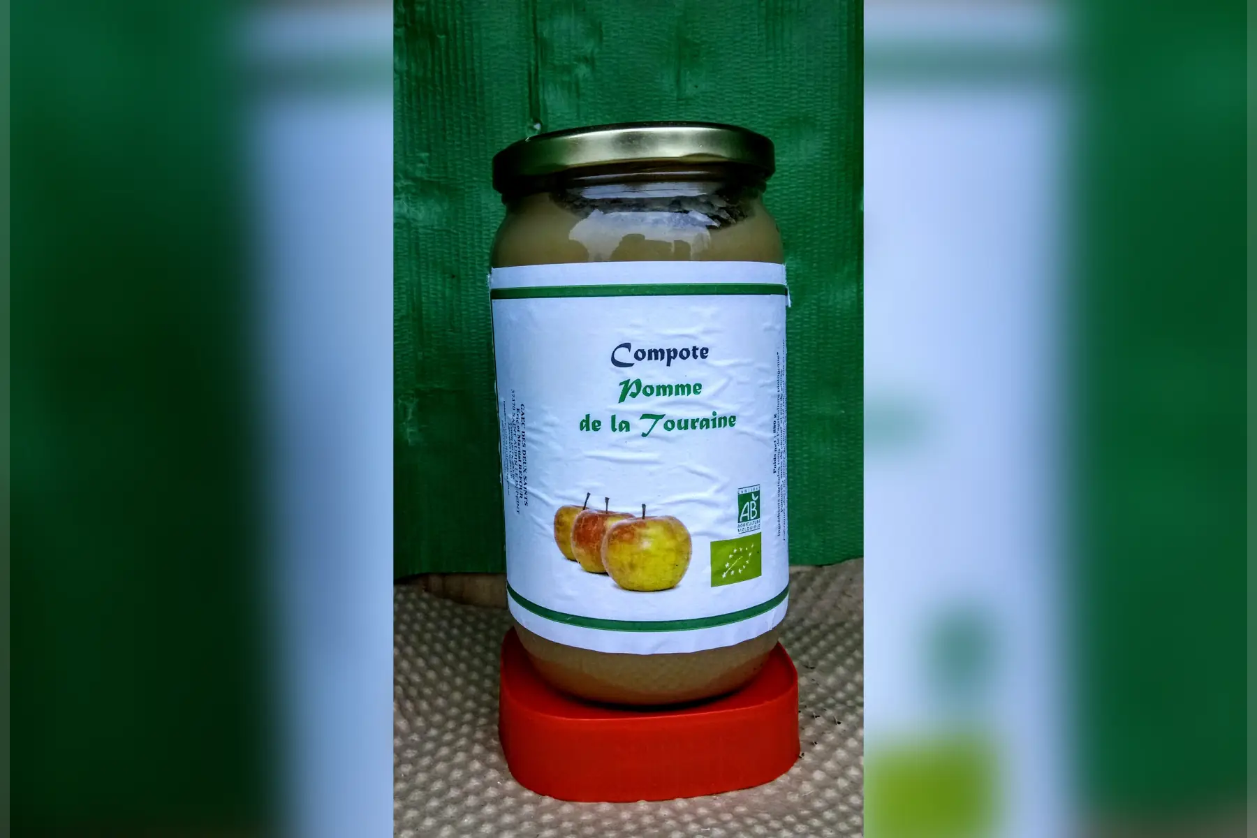 compote de pommes bio pot de 860g