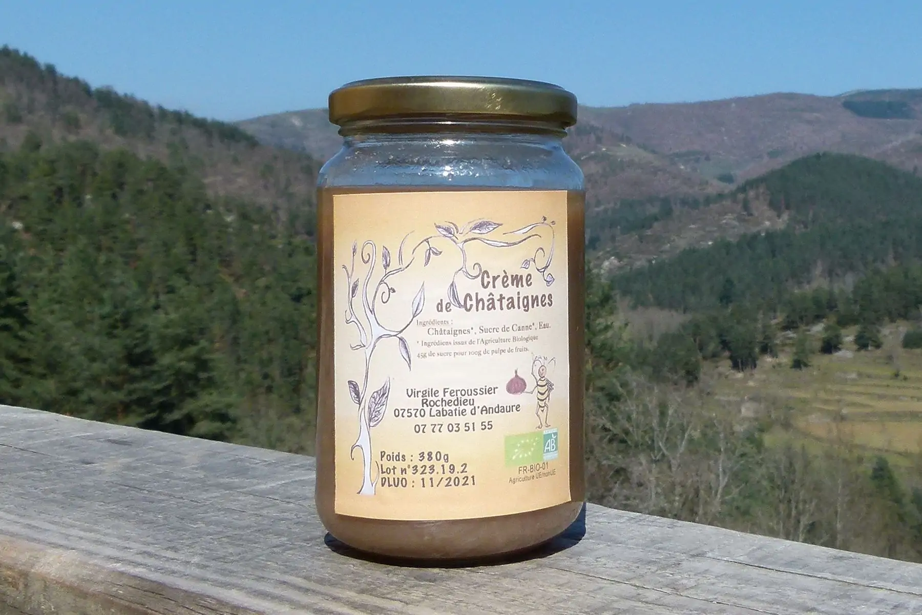 crème de châtaignes bio