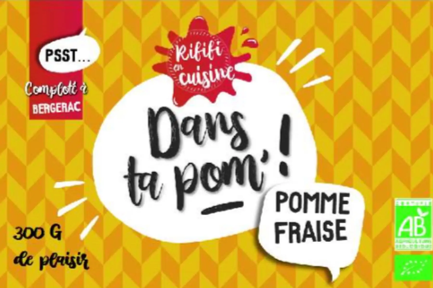 compote pomme fraise bio