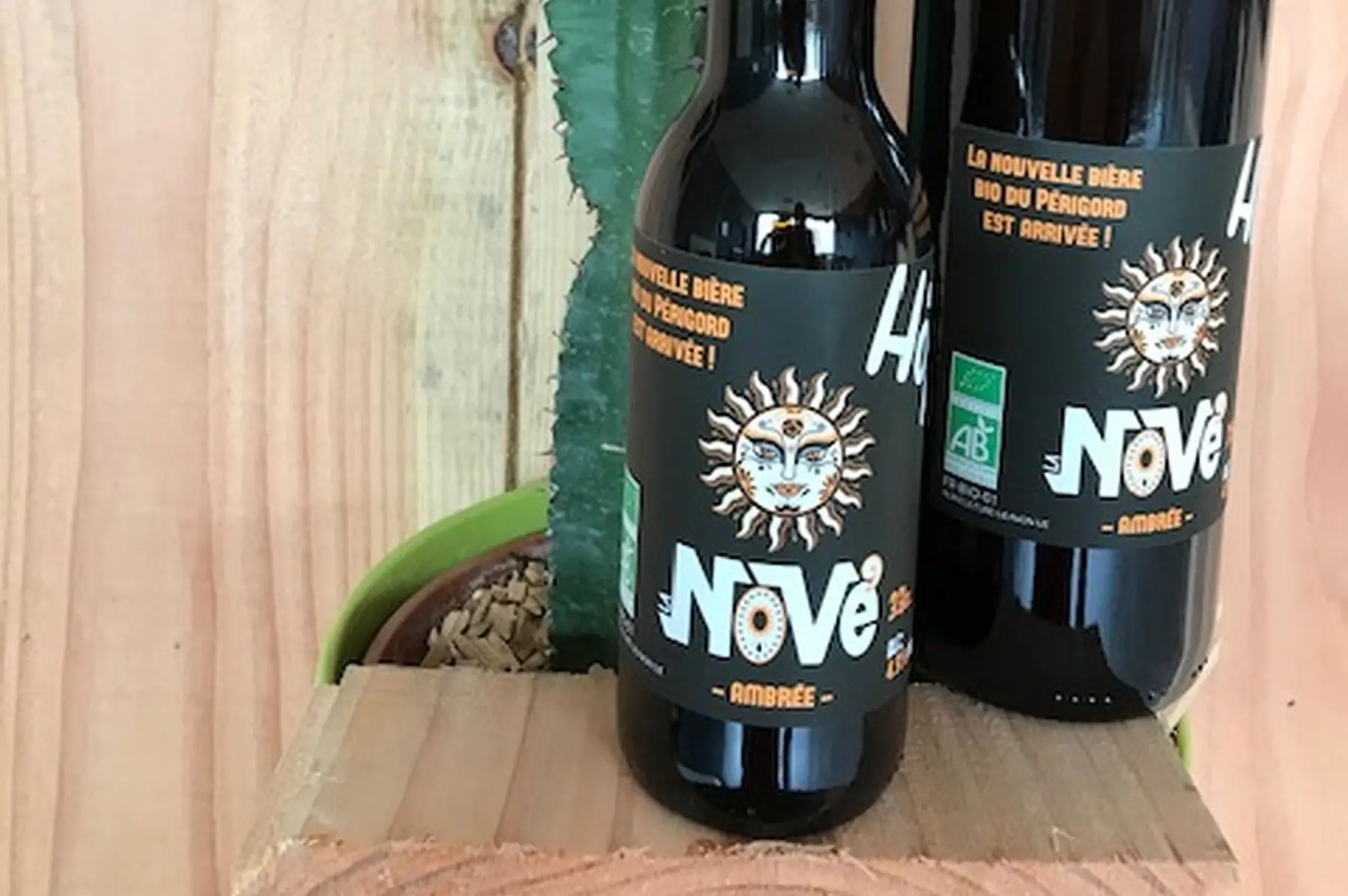 bière ambrée bio 33 et 75 cl