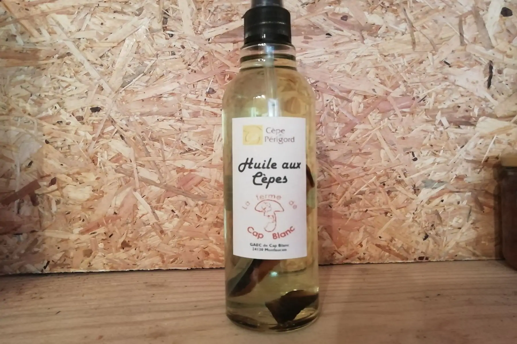 huile au cèpes séchés