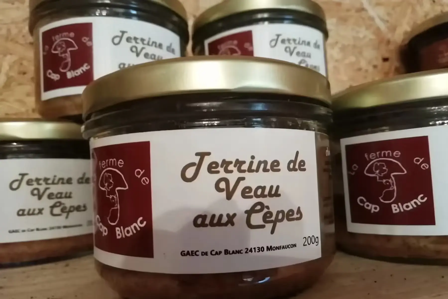 terrine de veau aux cèpes