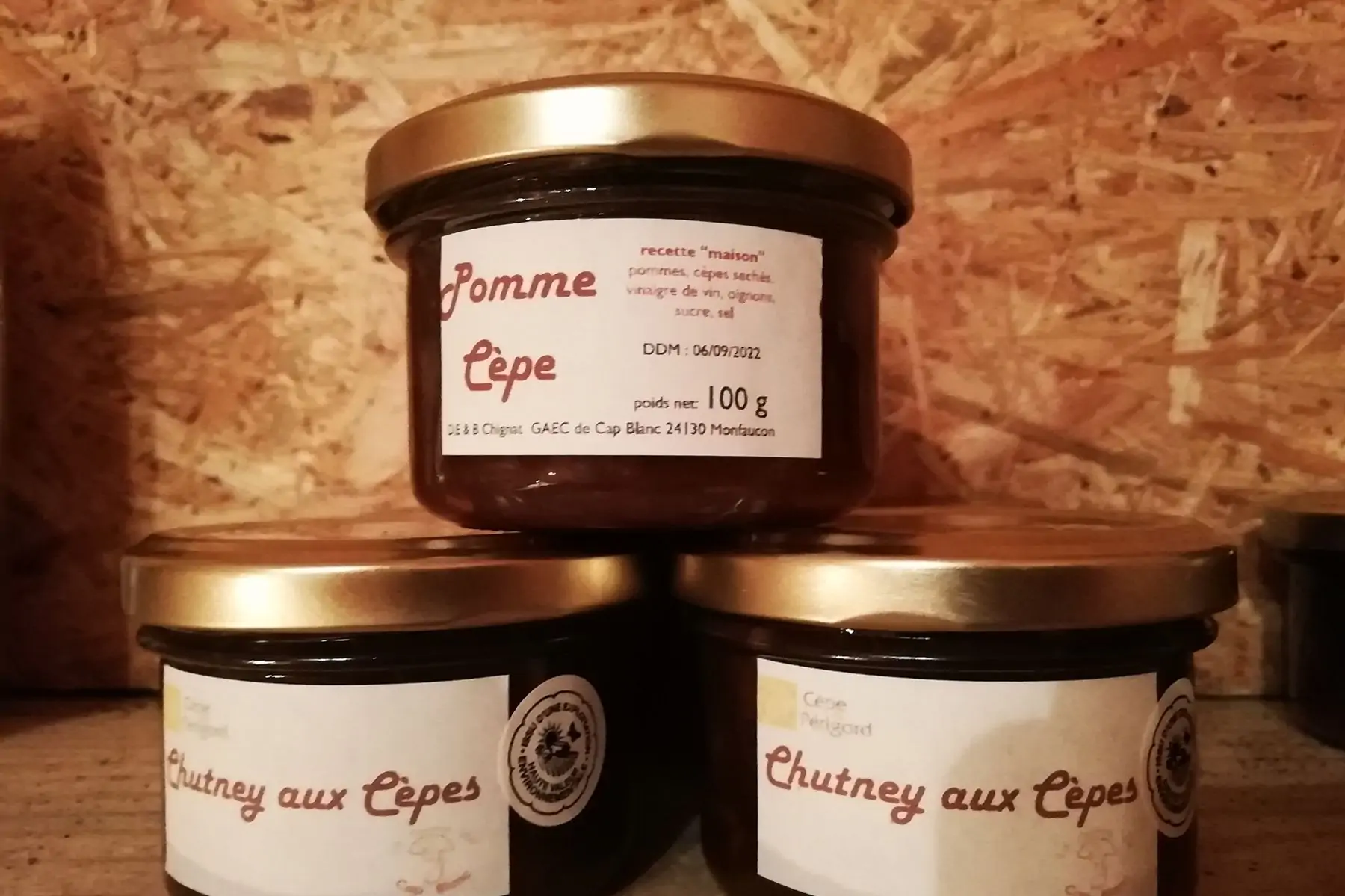 chutney pomme/cèpe