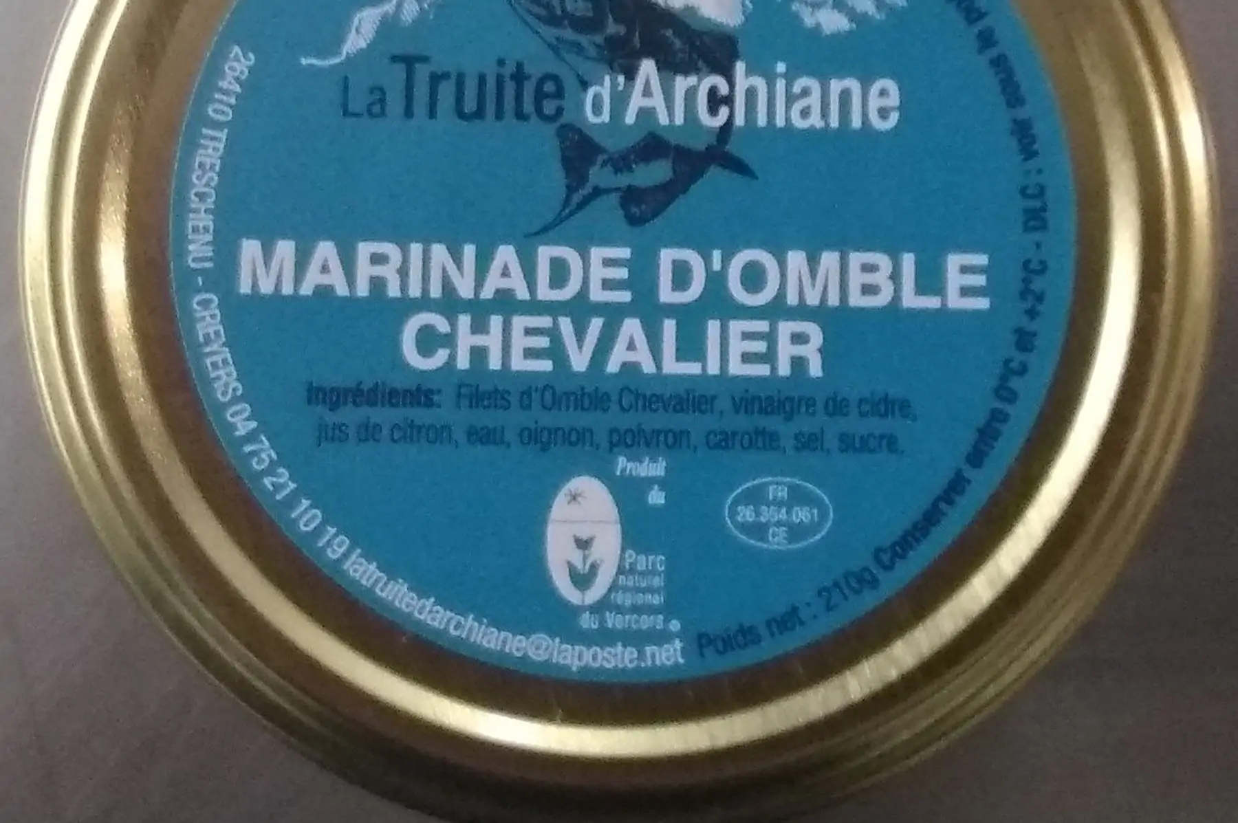 marinade (bocal 210g)