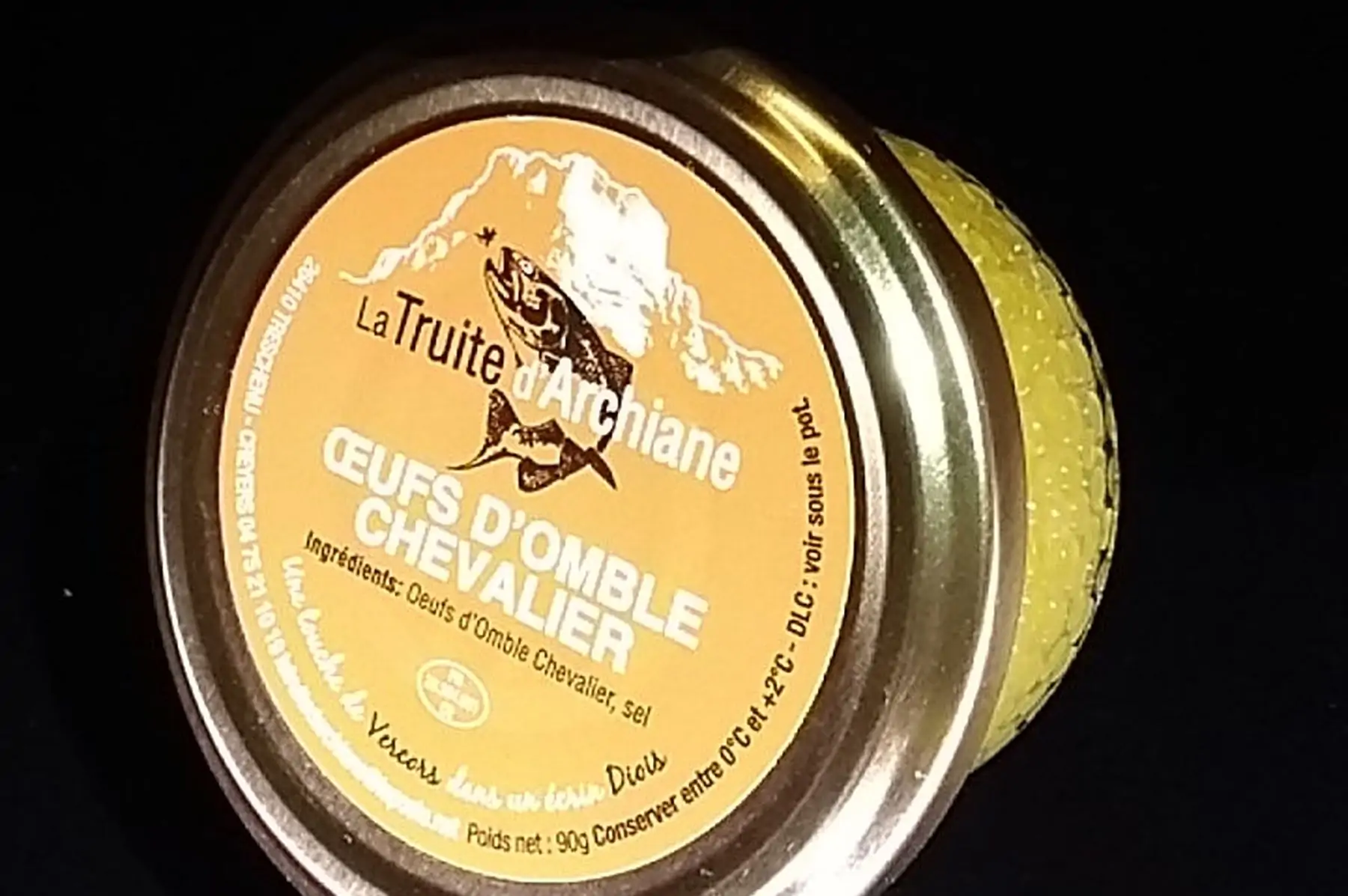 oeufs d'omble chevalier (bocal 90g)