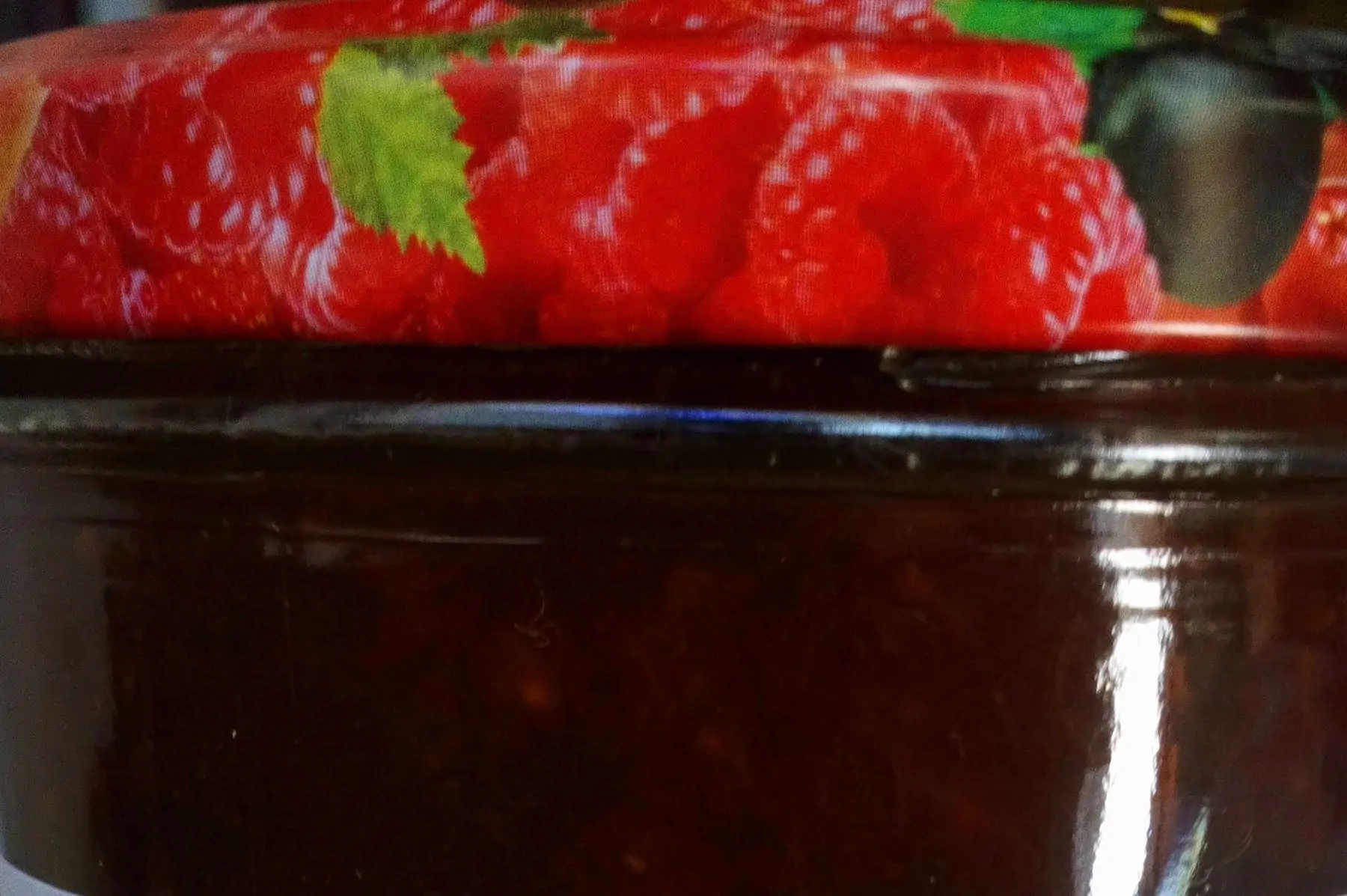 confiture de rhubarbe *fraises