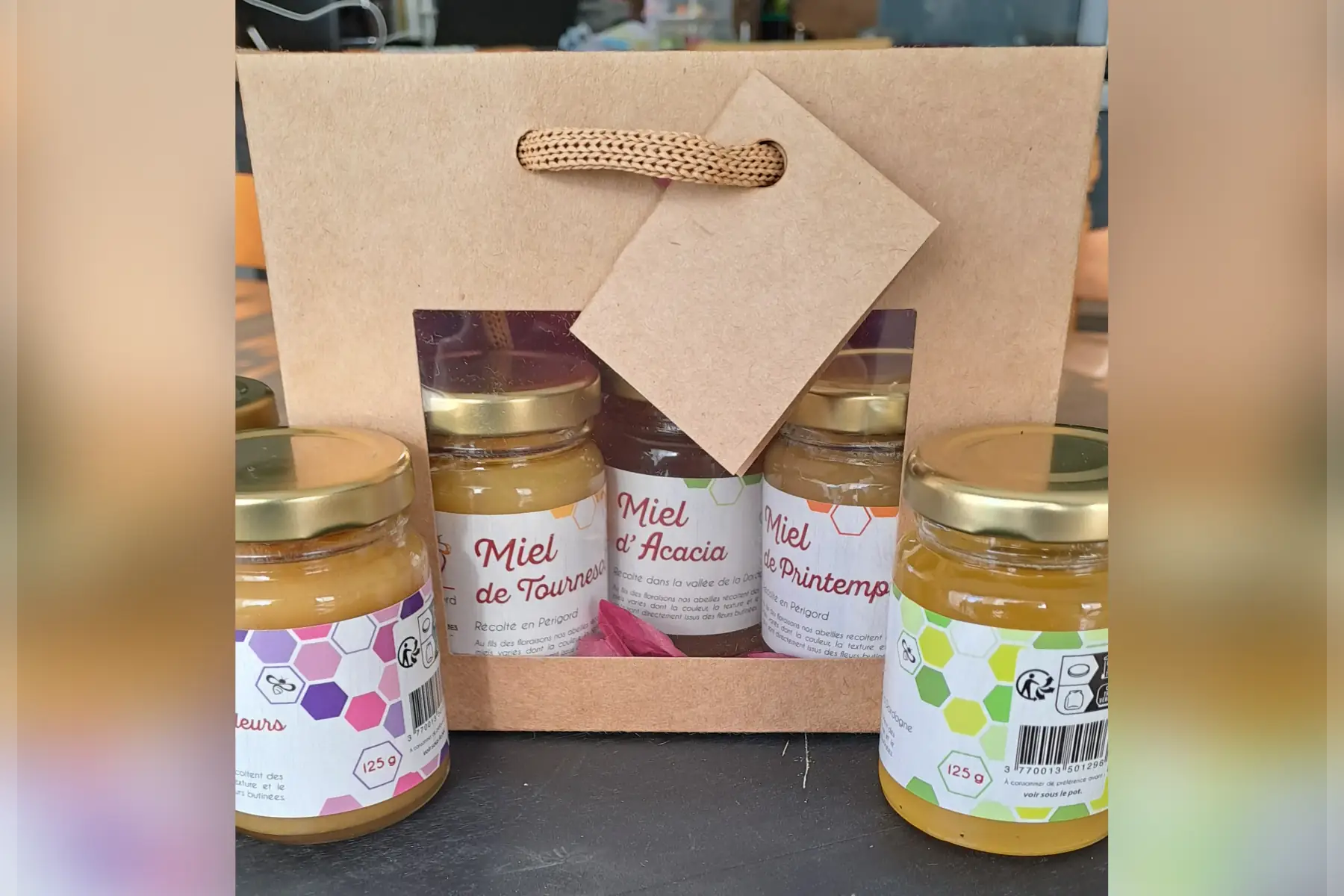 Coffret 3 miels de 125gr