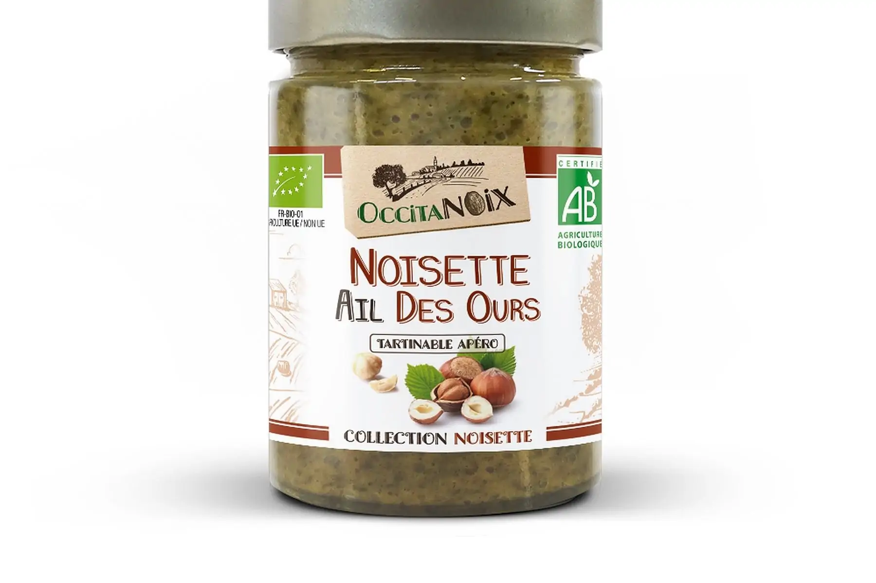 tartinable apéro : noisette - ail des ours