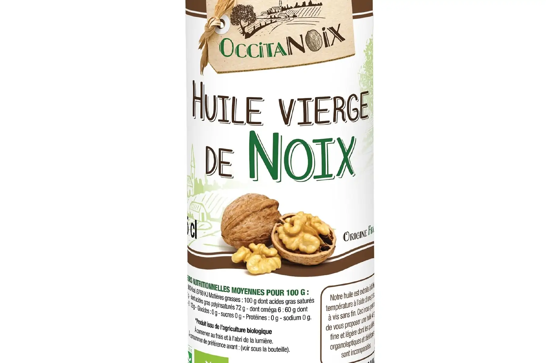 huile vierge de noix