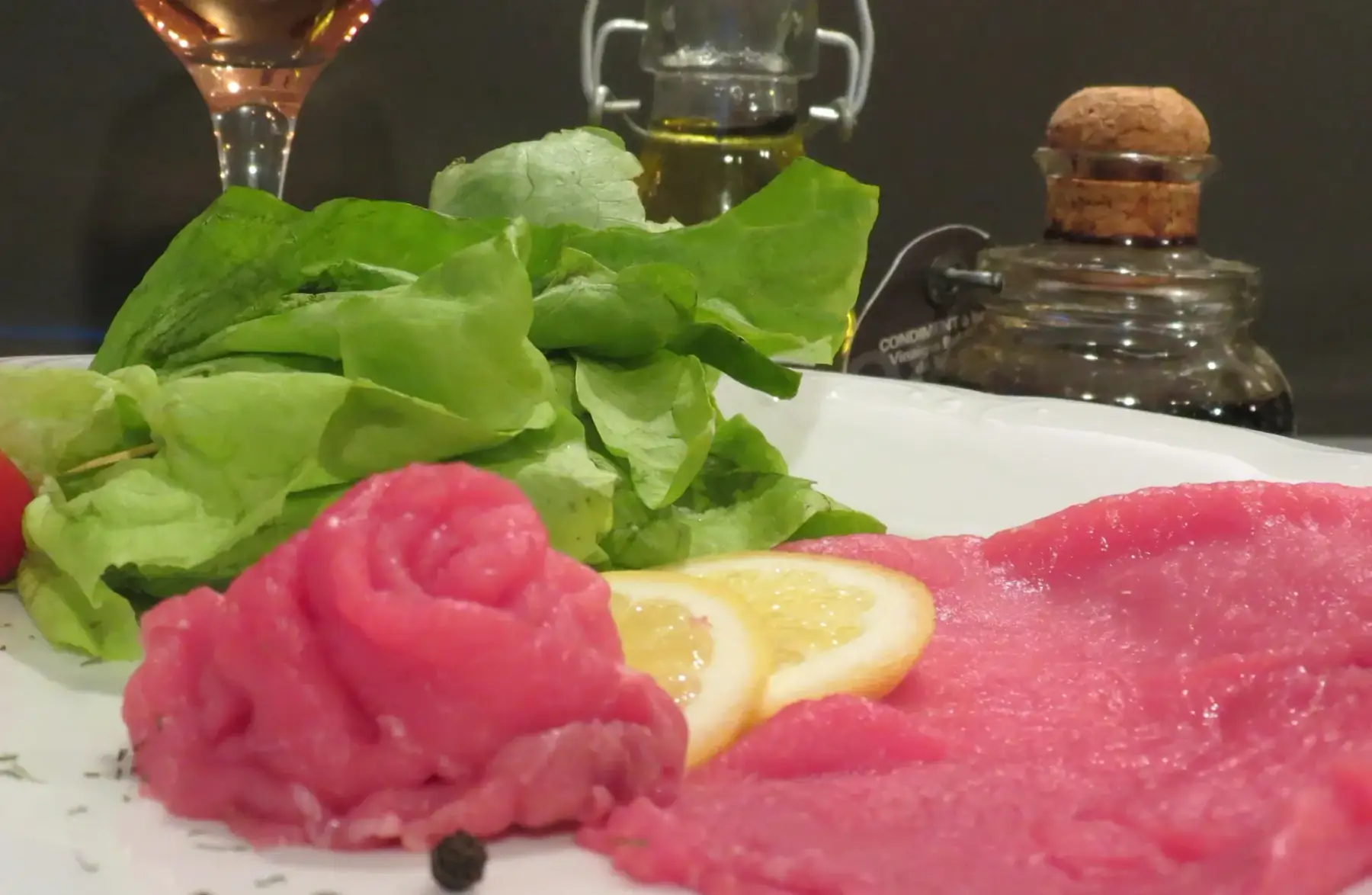 carpaccio de boeuf