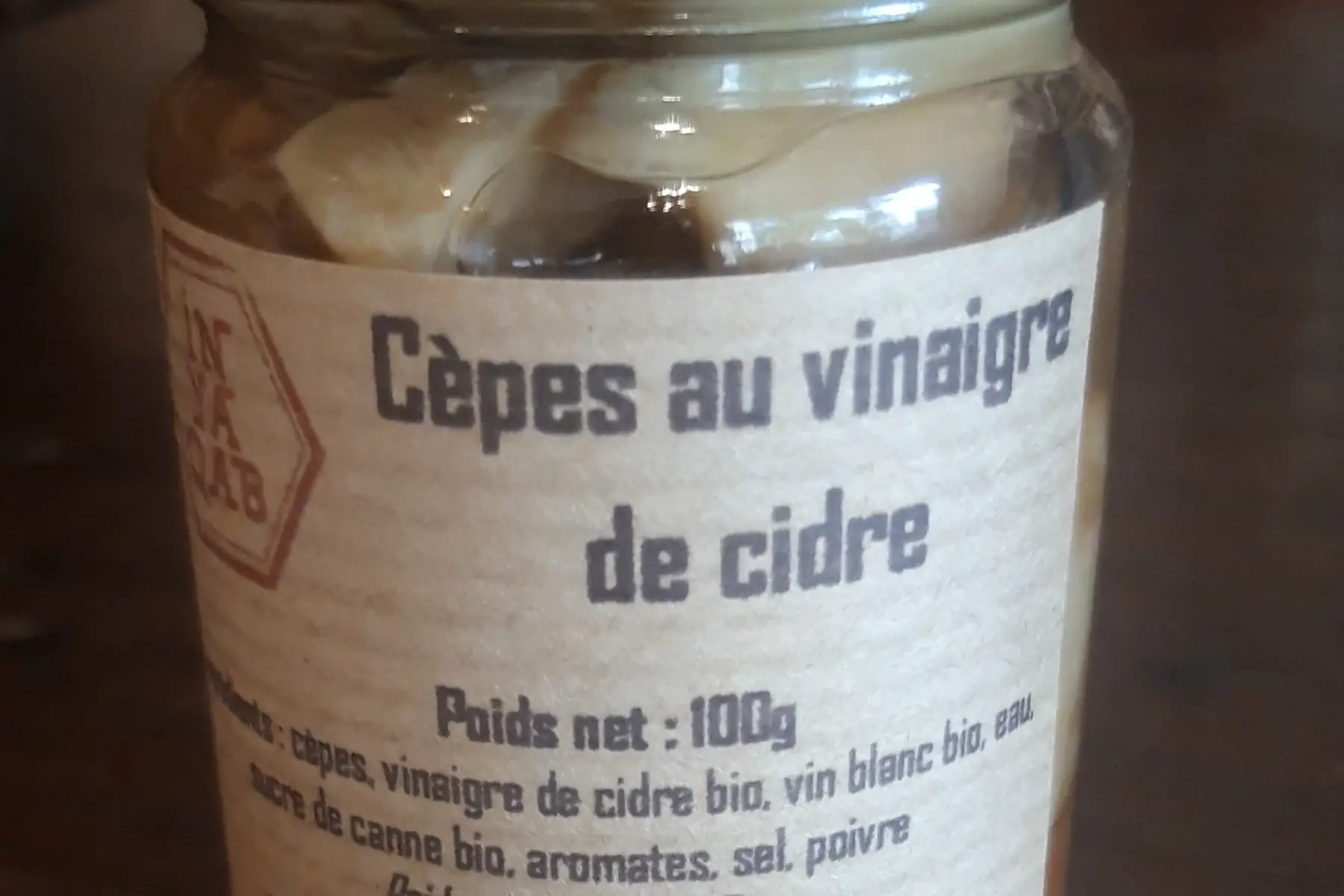 cèpes au vinaigre de cidre
