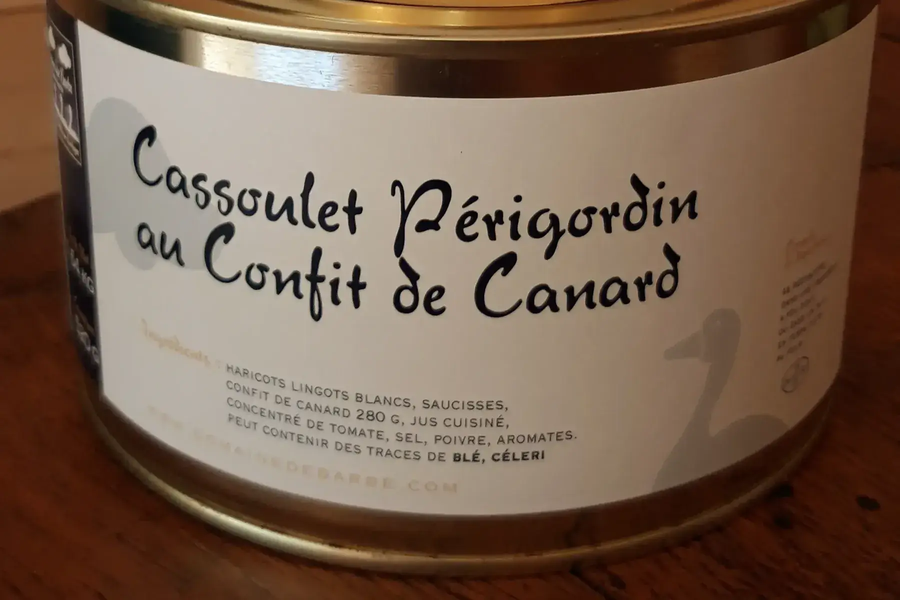 cassoulet périgordin au confit de canard