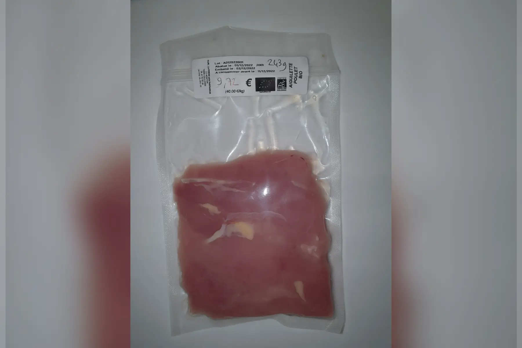 aiguillette de poulet