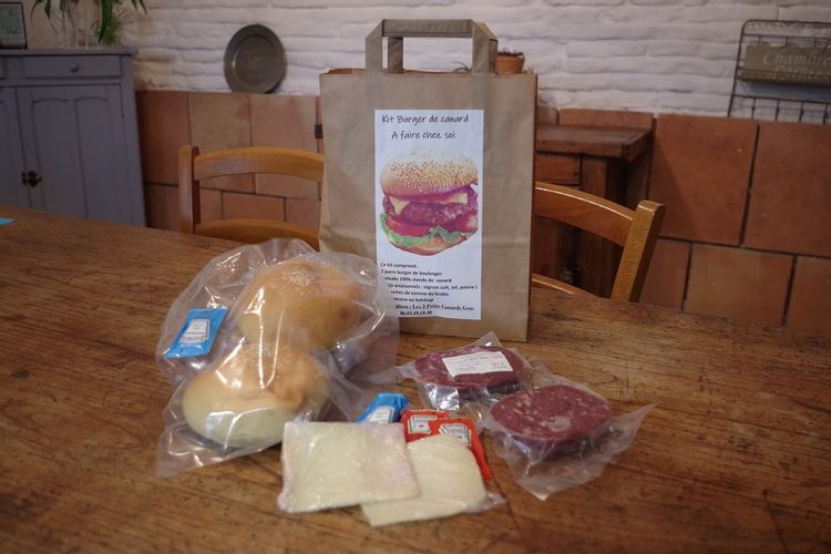 h/ kit de burger de canard