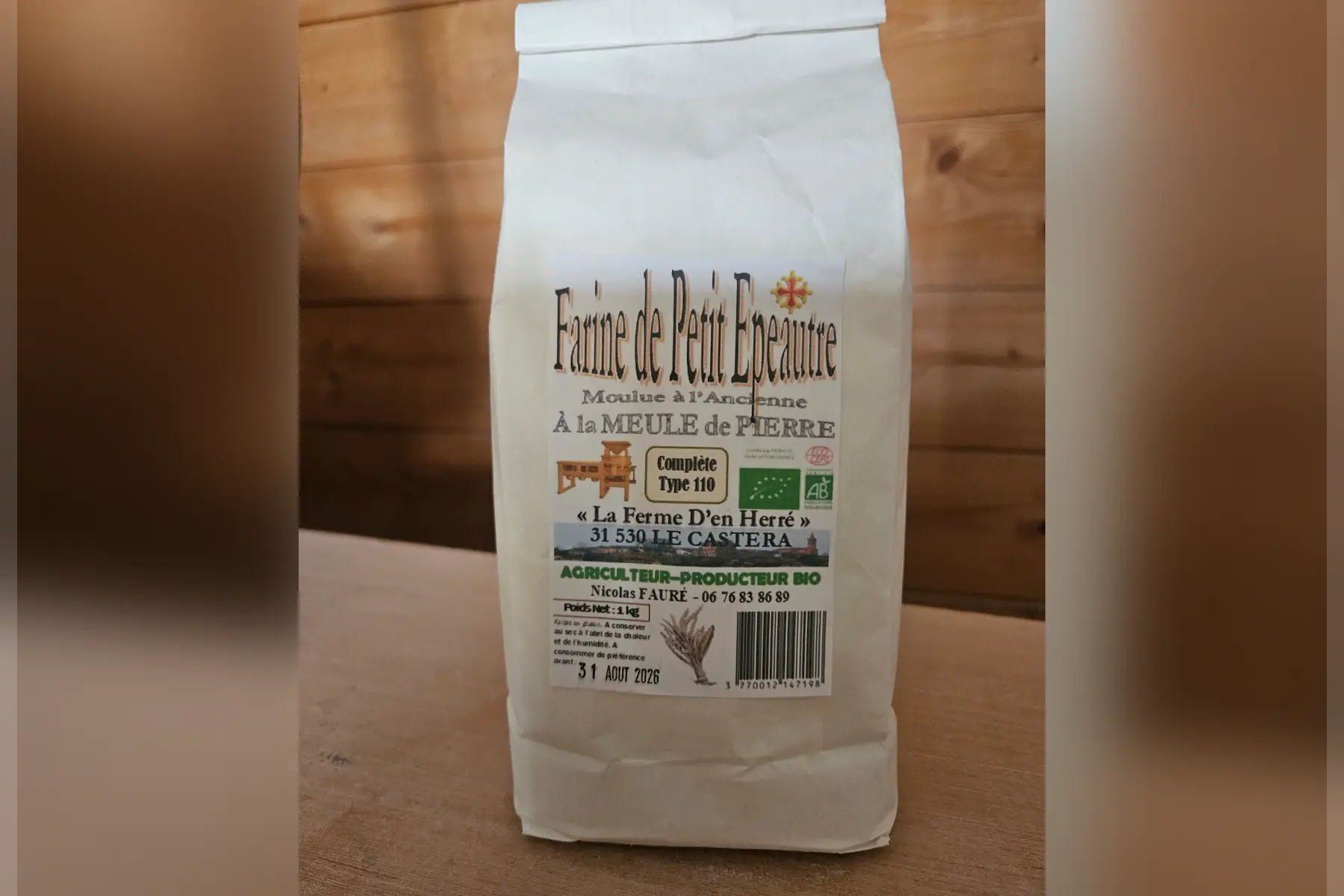 Farine de PETIT ÉPEAUTRE complète BIO