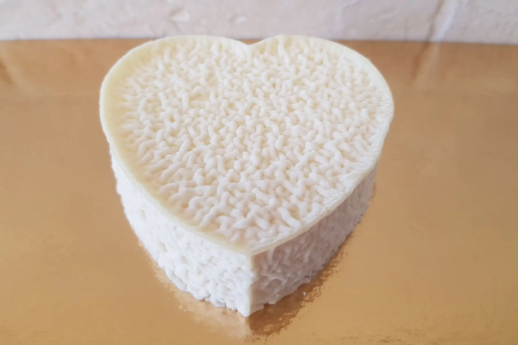 2 s "légèrement affiné" chèvre coeur