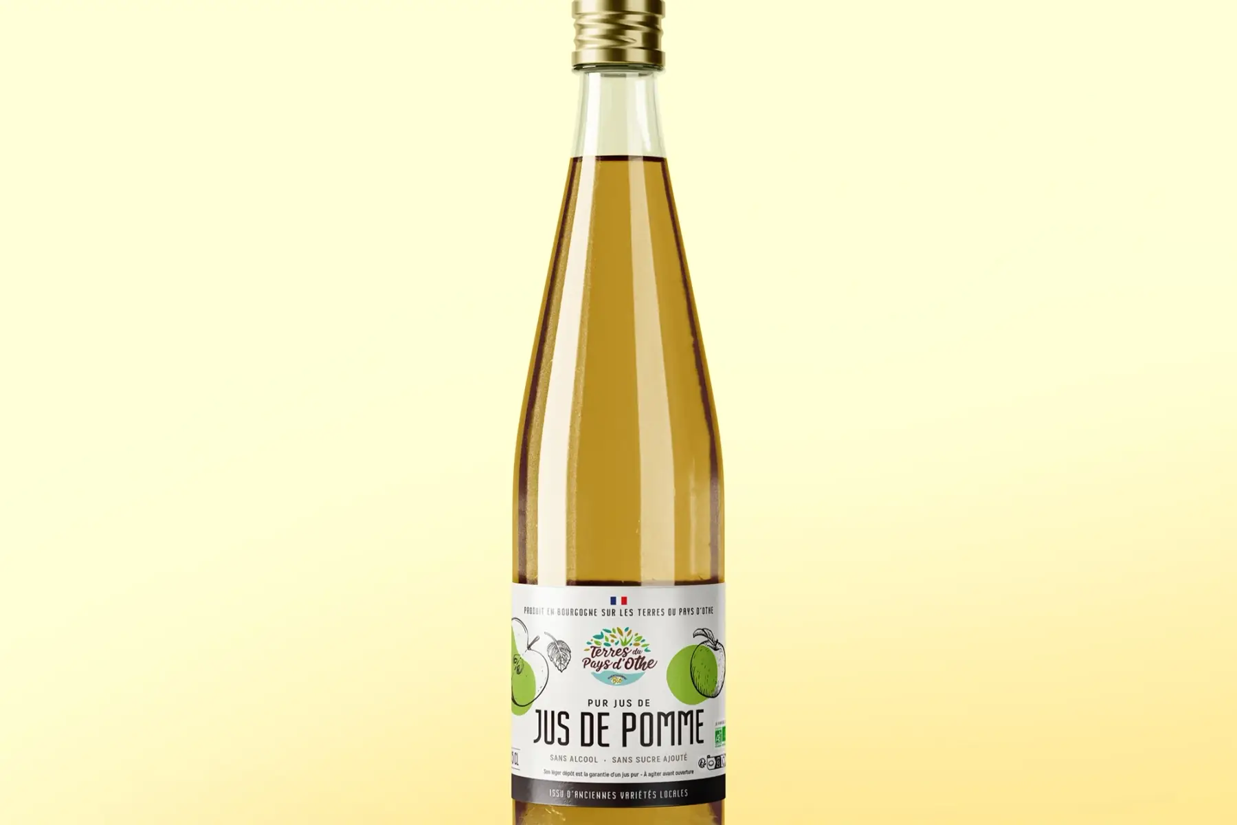 Jus de pommes bio / variétés anciennes et sans sucre ajouté