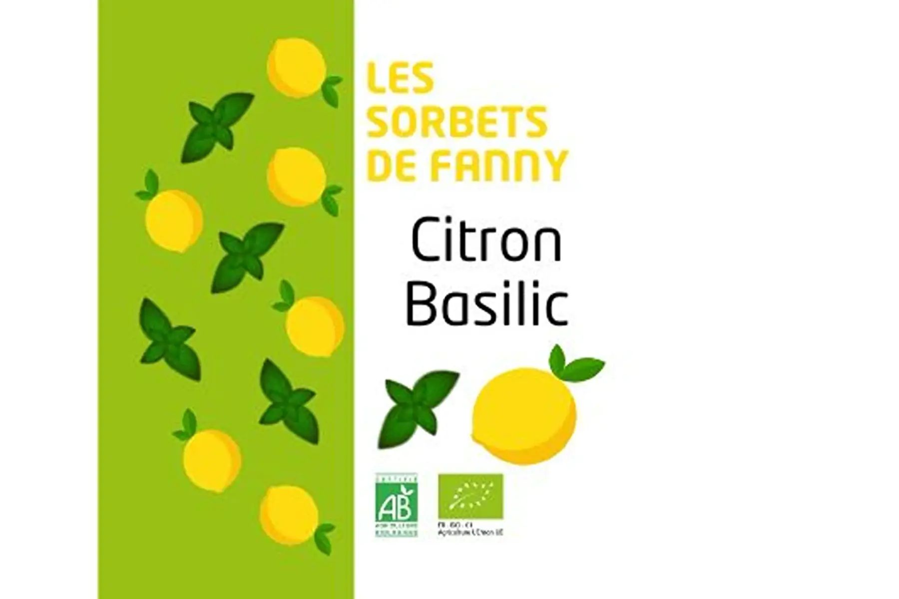 Sorbet Citron - Basilic