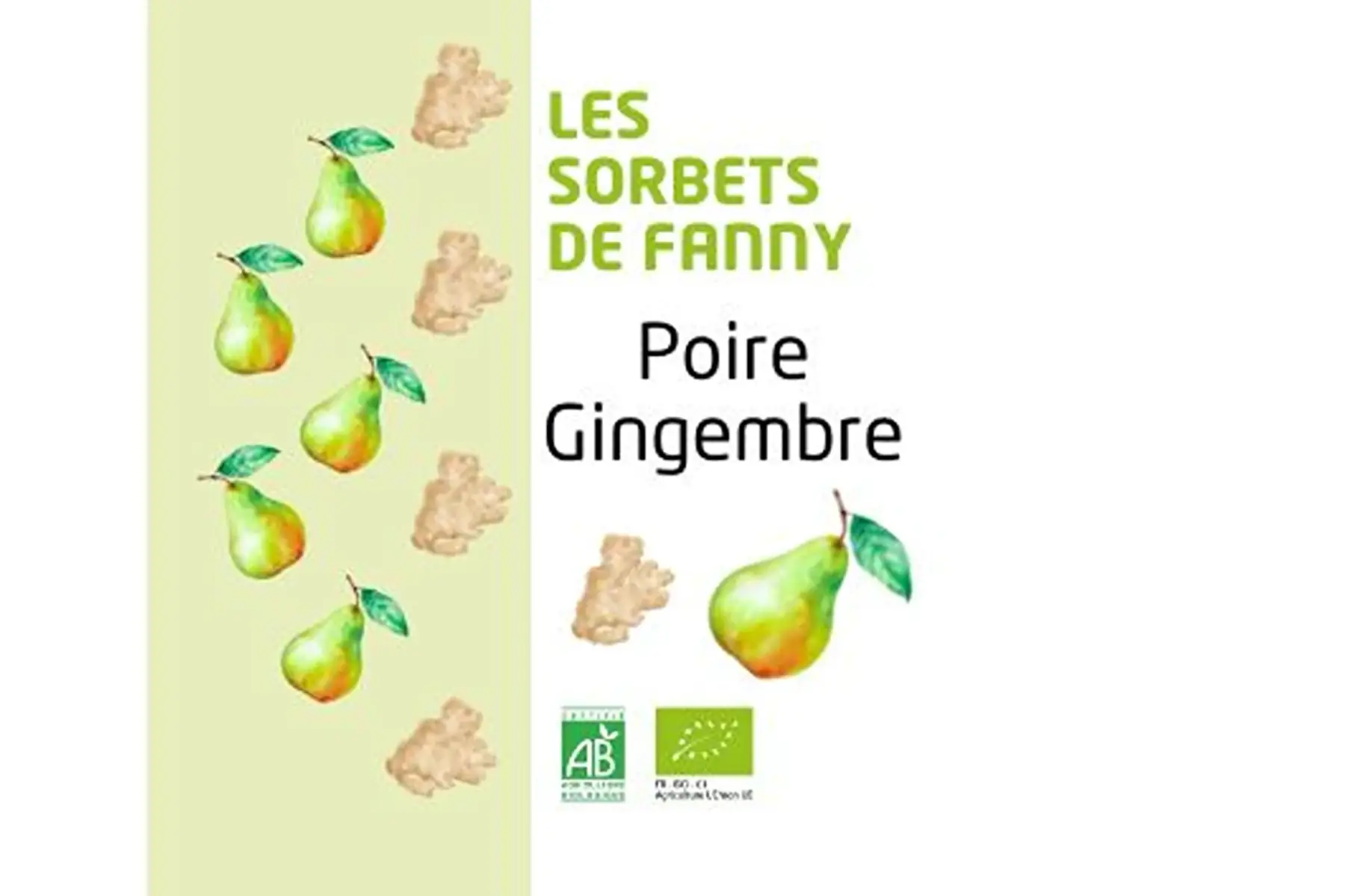 Sorbet Poire - Gingembre