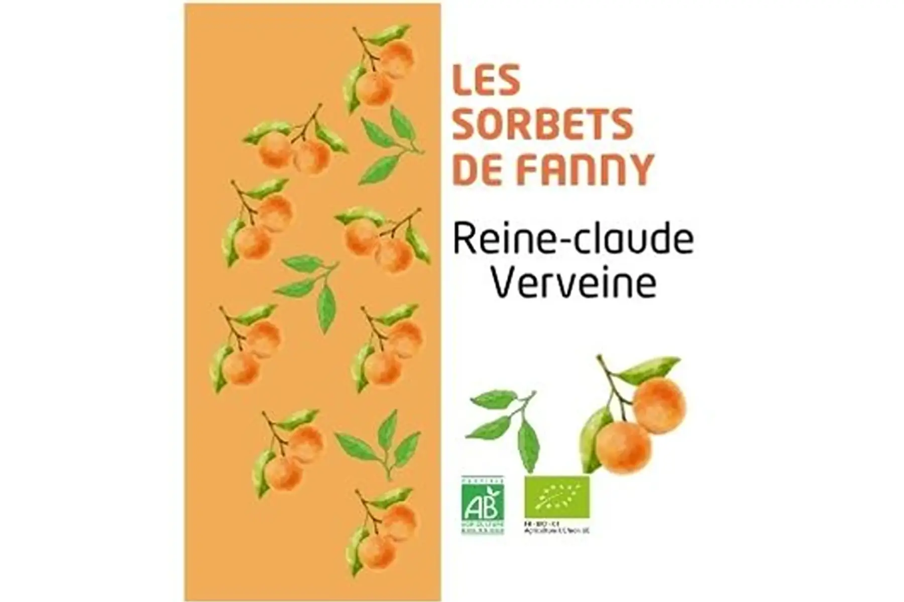 Sorbet Reine-claude & Verveine