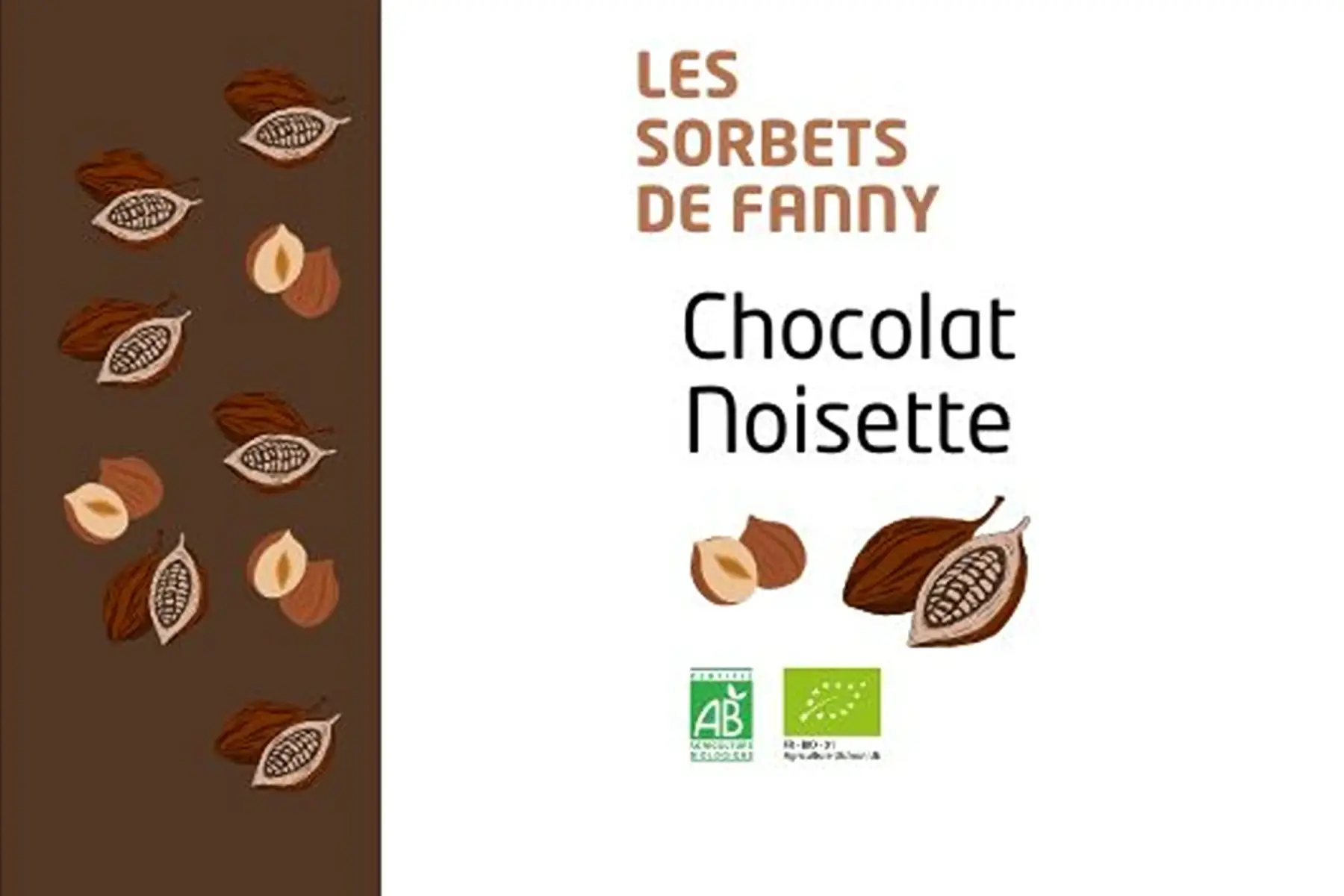 Sorbet Chocolat - Noisette