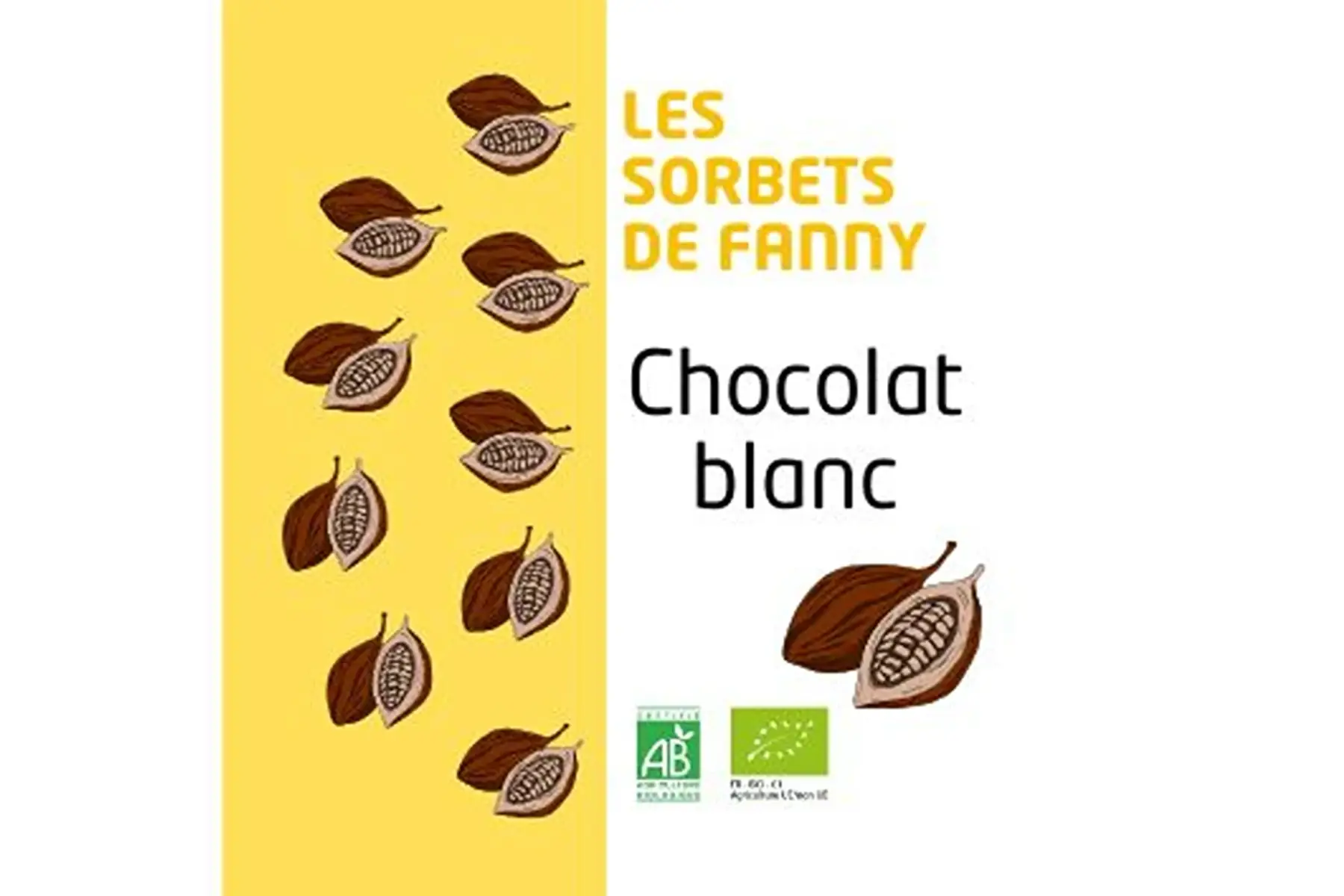 Sorbet Chocolat Blanc