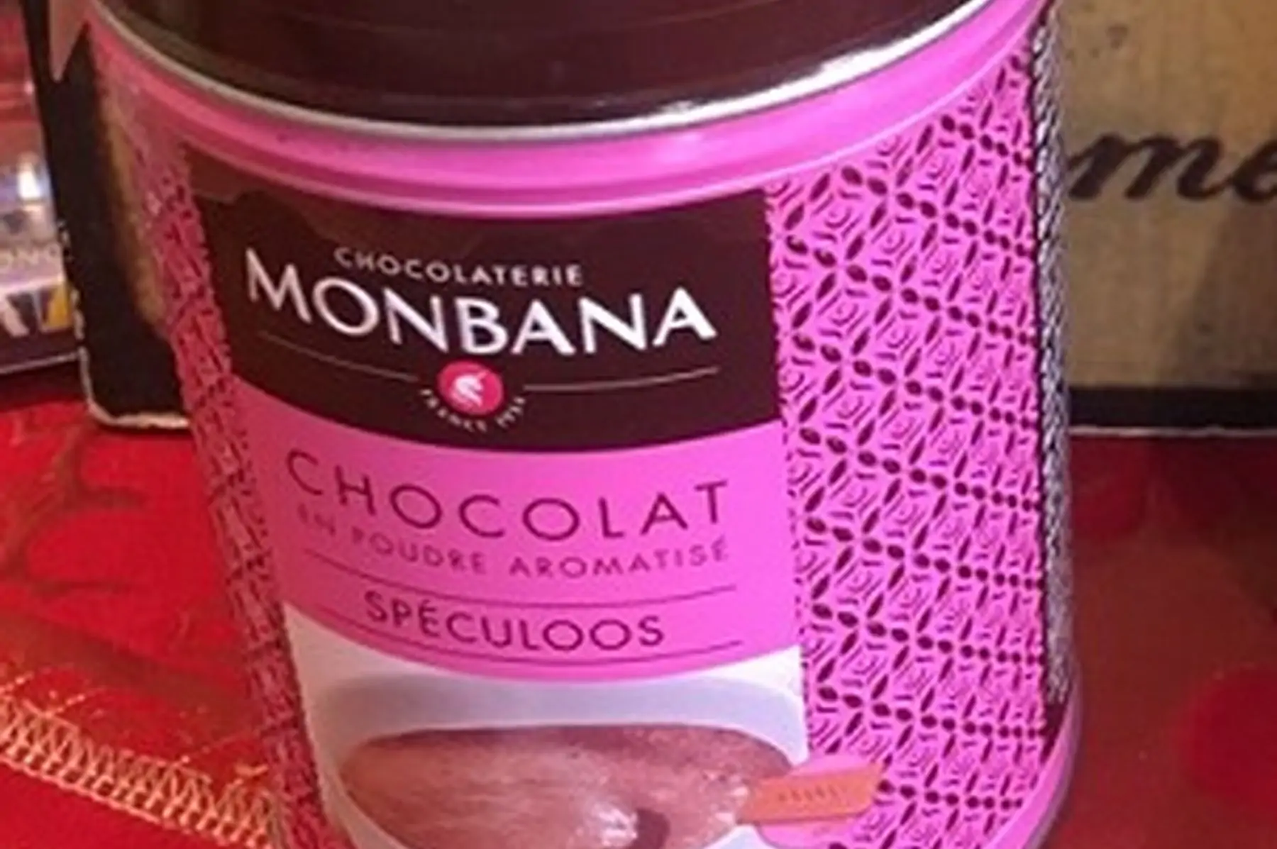 chocolat en poudre monbana aromatisé spéculoos