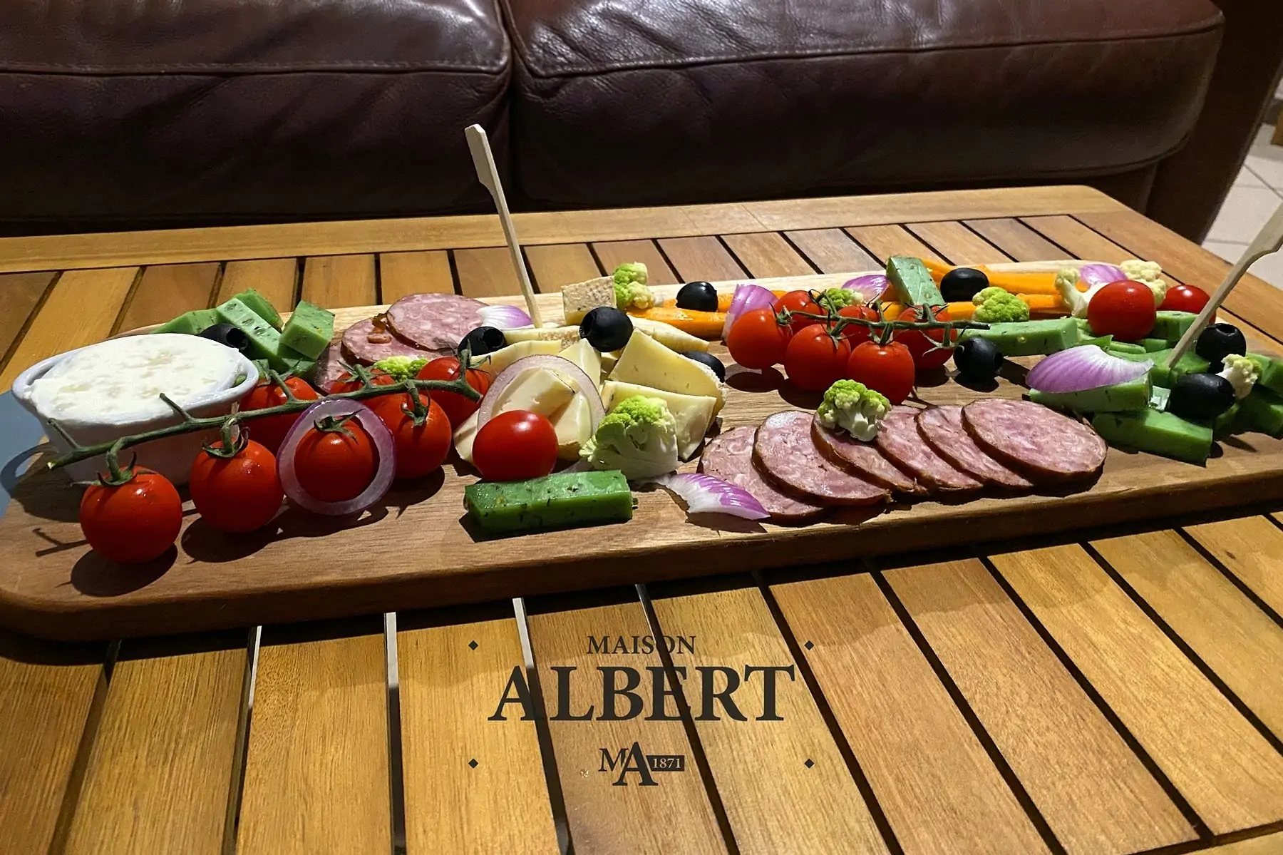 planche apéritif pour 2