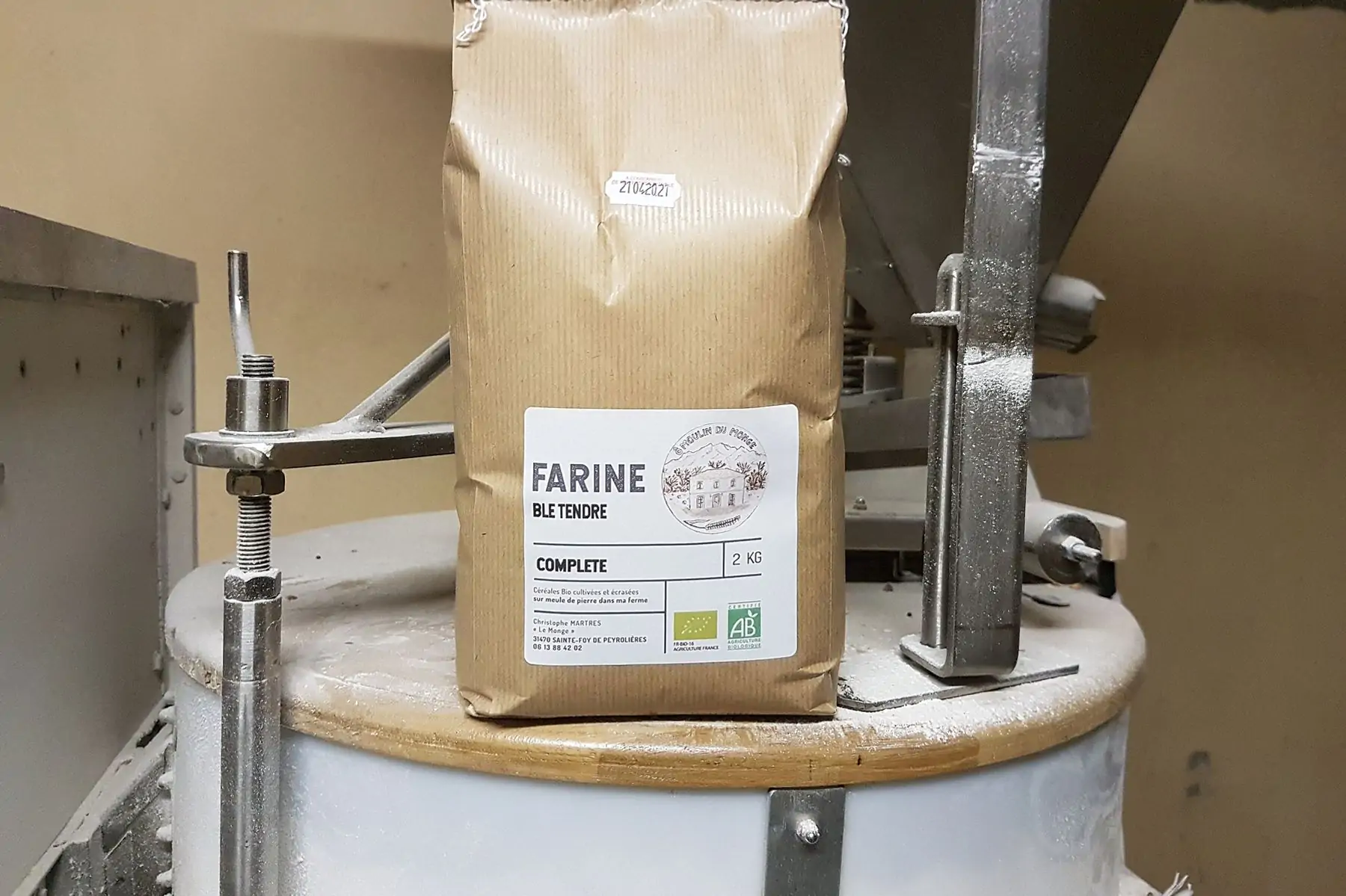 farine de ble   bio   complete  ( t110)