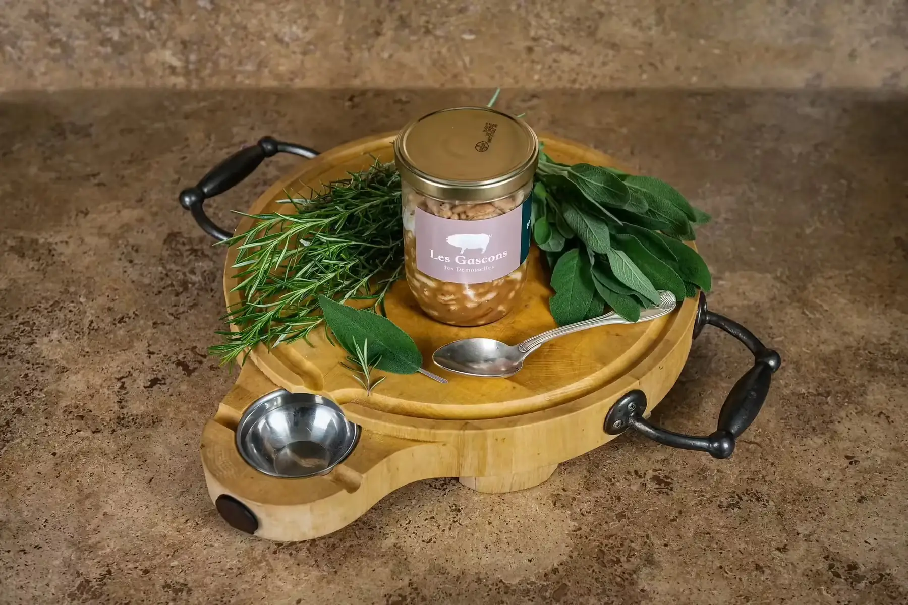 haricots au jus de porc noir