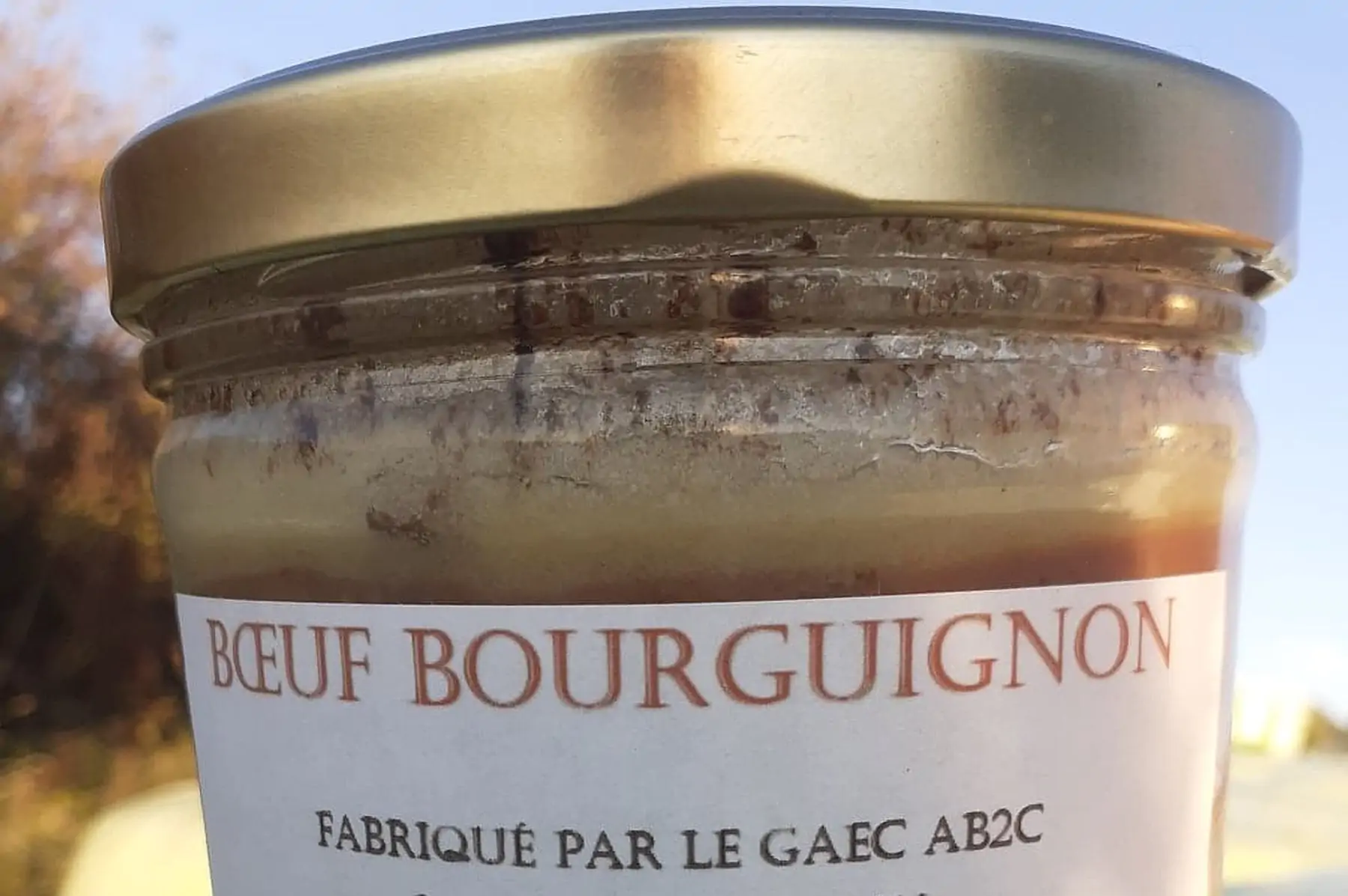 plat cuisiné : boeuf bourguignon