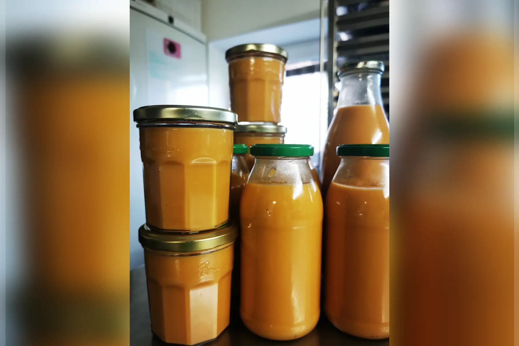 velouté de courge butternut , lentilles corail et noisettes litre v sg