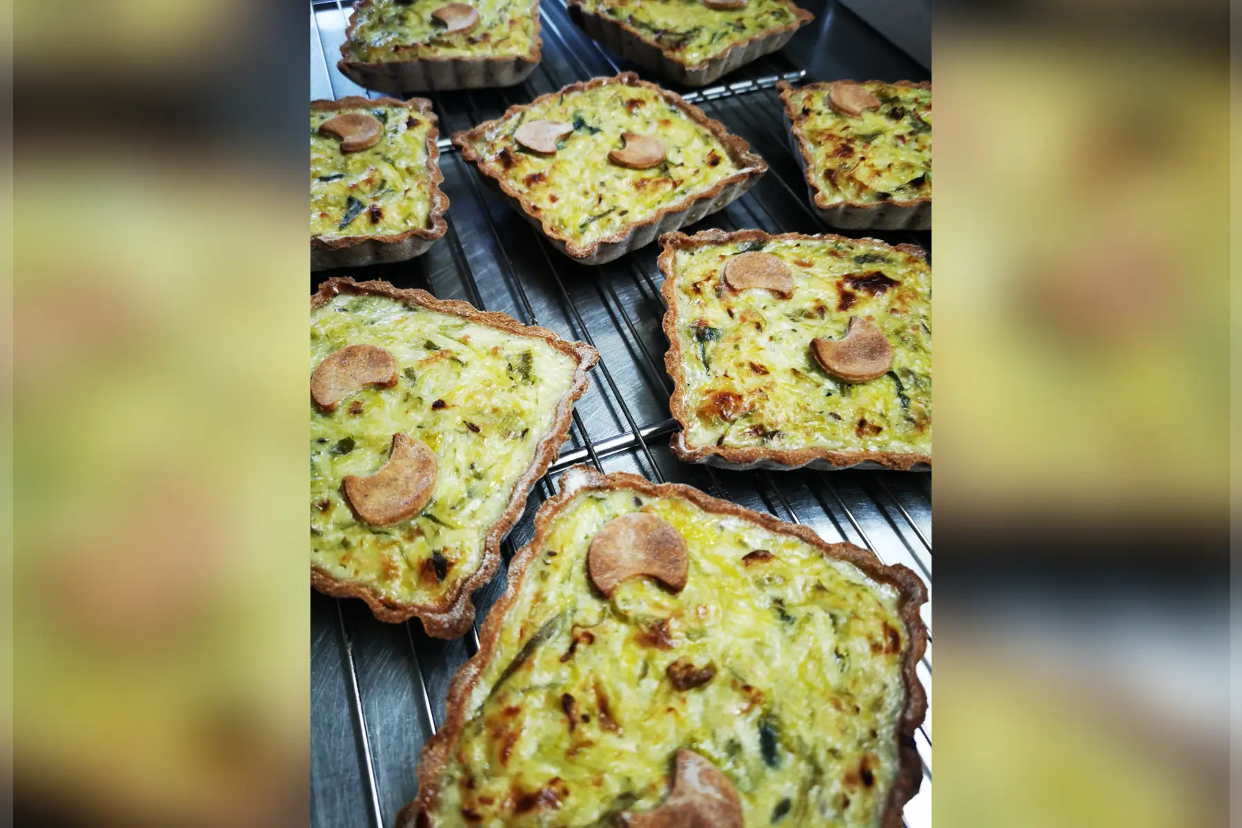 tartelette poireaux cuisinés à l'indienne vg sg