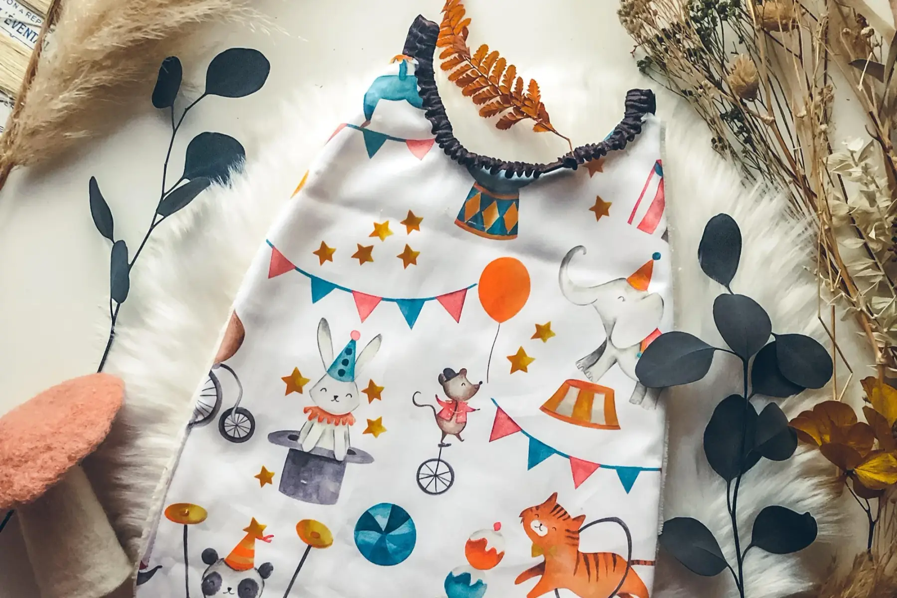 serviette de cantine - circus