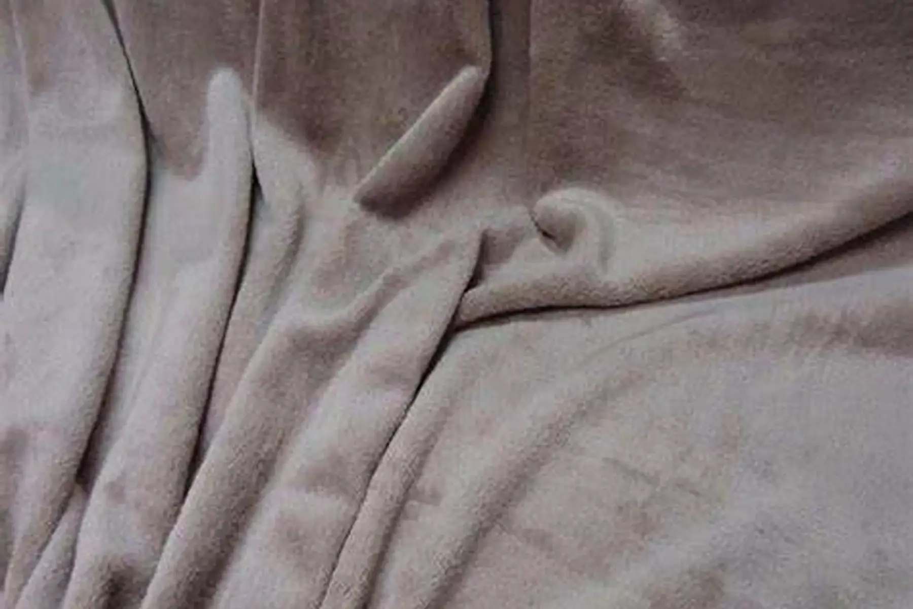 tissu à la découpe - tissu pilou pilou polaire taupe